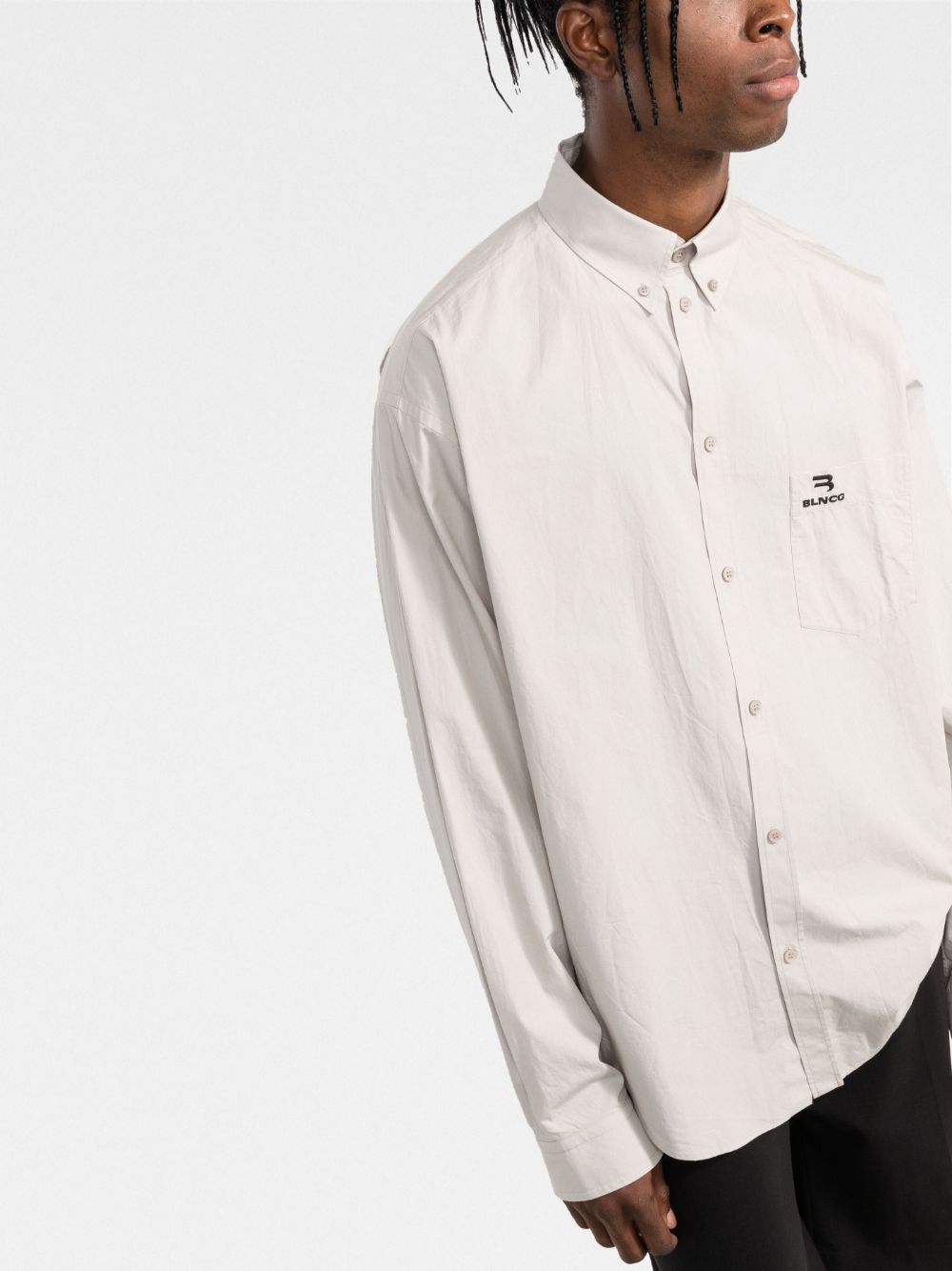 Balenciaga Sporty BLNCG Shirt Size US L / EU 52-54 / 3 - 12 Thumbnail