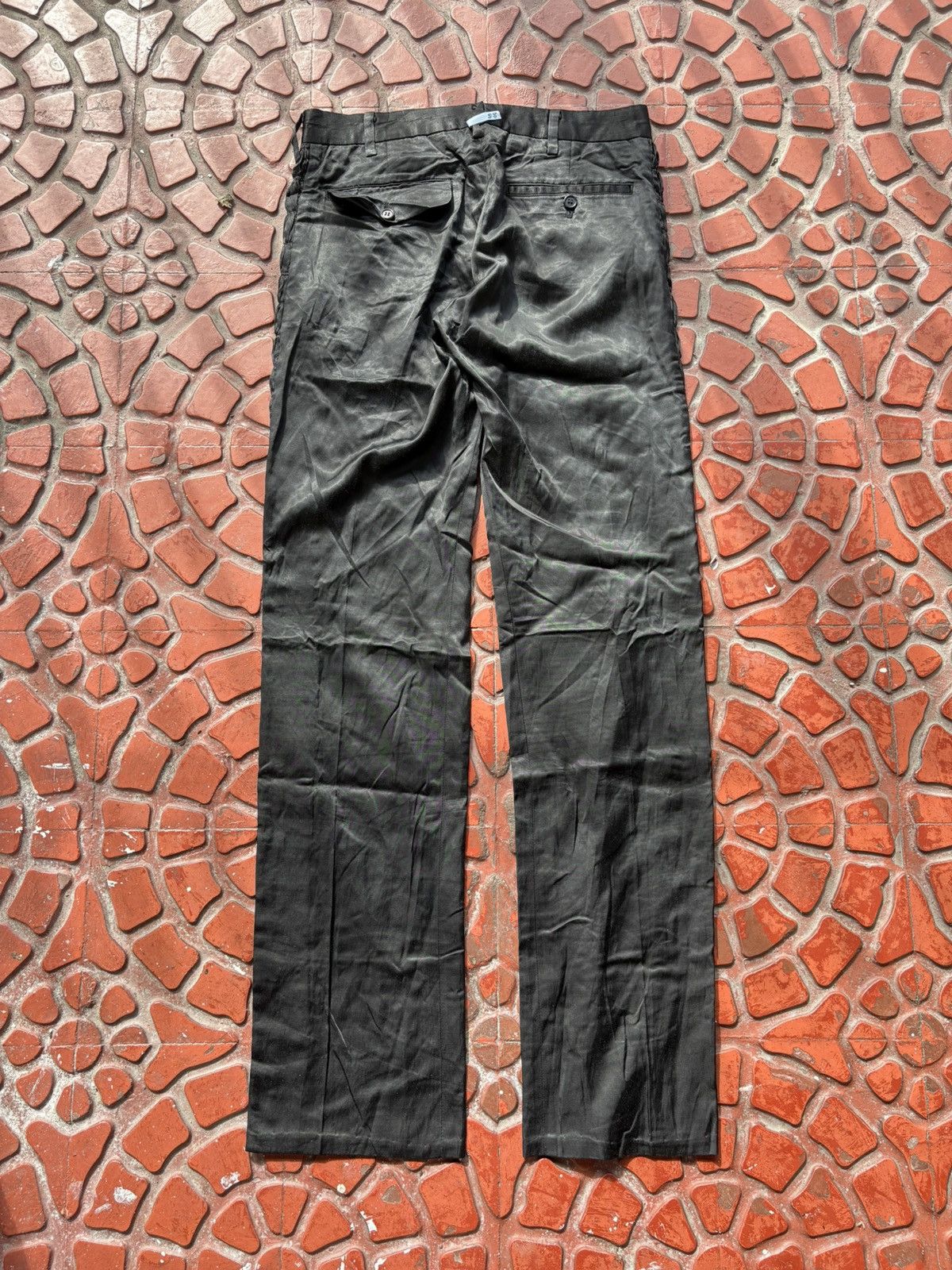 UNDERCOVERISM ARCHIVE - SIDE RUFFLE SILK PANTS