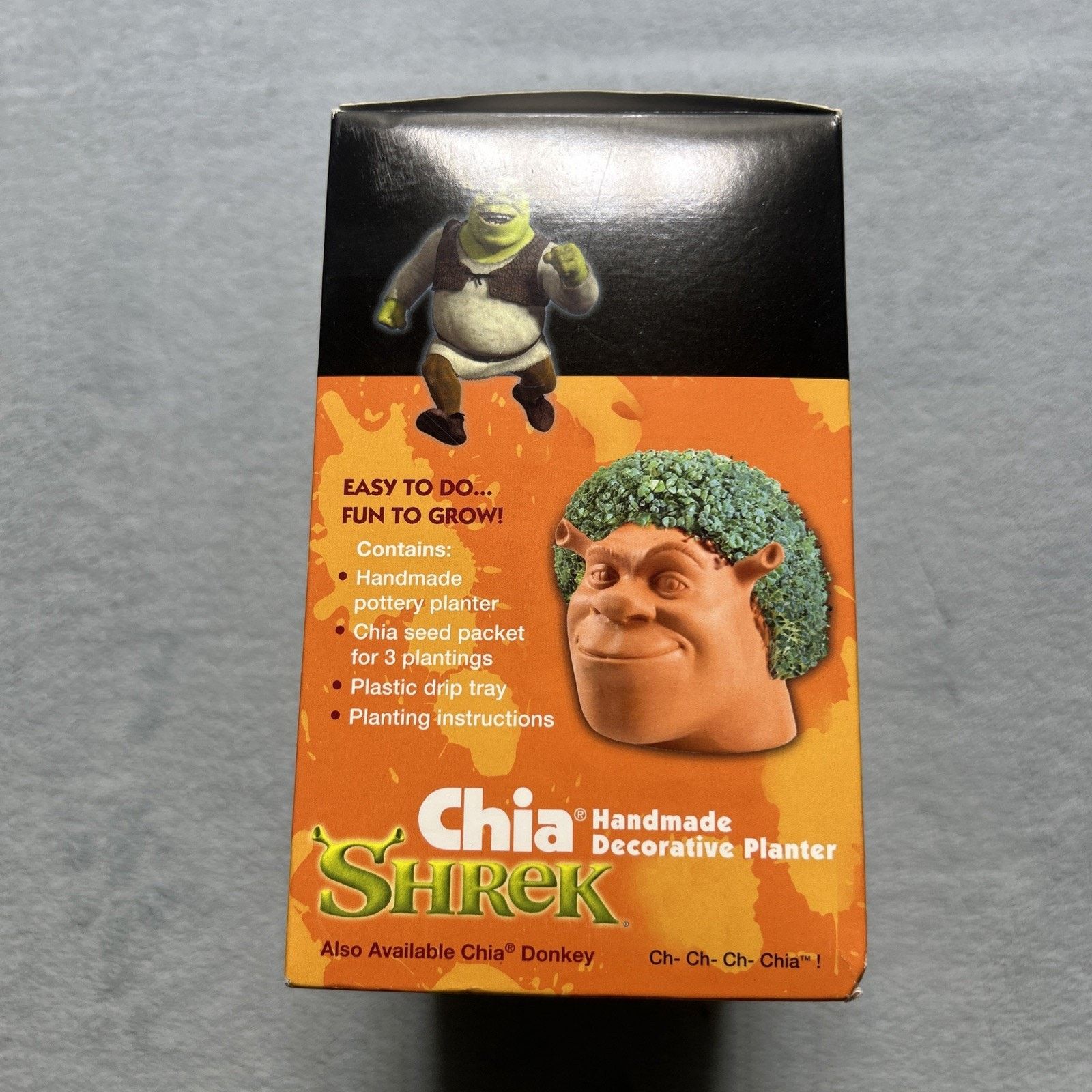 Handmade Shrek ChiaPet DreamWorks Handmade Decorative Ceramic Planter Size ONE SIZE - 2 Thumbnail