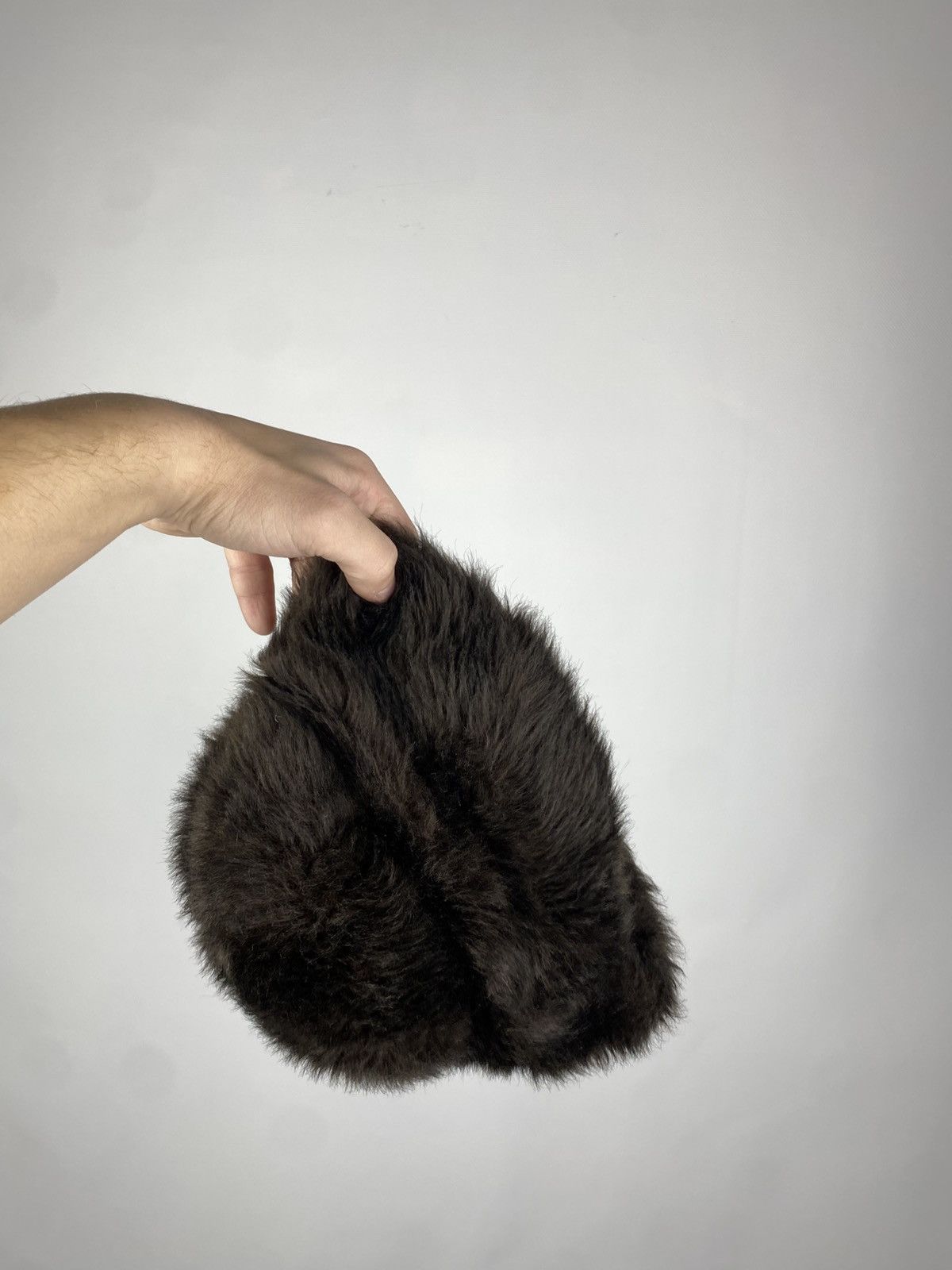 20471120 × Hysteric Glamour VNTG Y2K Japanese Style Boxy Fuzzy Mohair Ushanka Hat A8G Size ONE SIZE - 5 Thumbnail