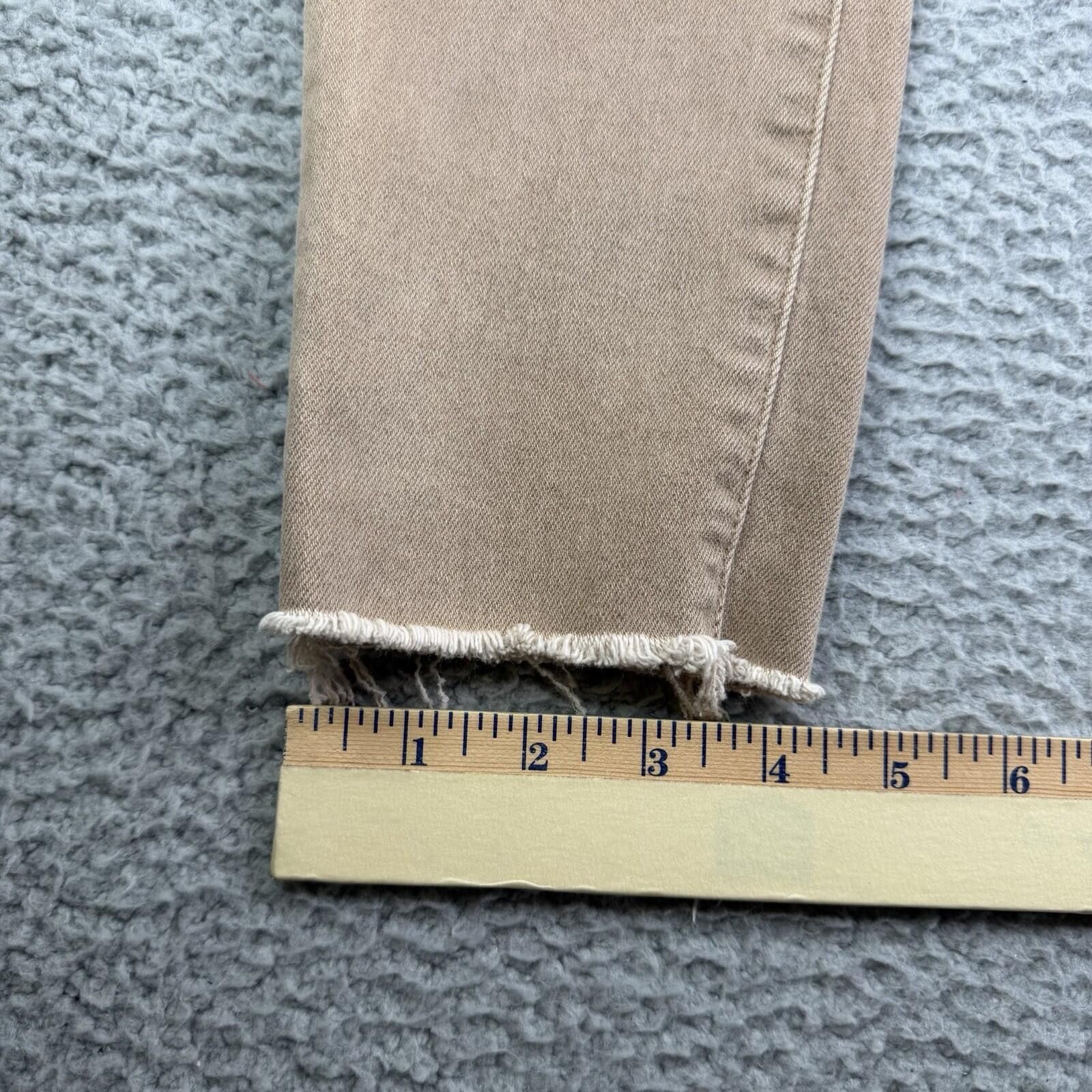 MOTHER MOTHER Ankle Tan Skinny Jeans Women's 28 (fits 27x26) Size 28" / US 6 / IT 42 - 11 Thumbnail
