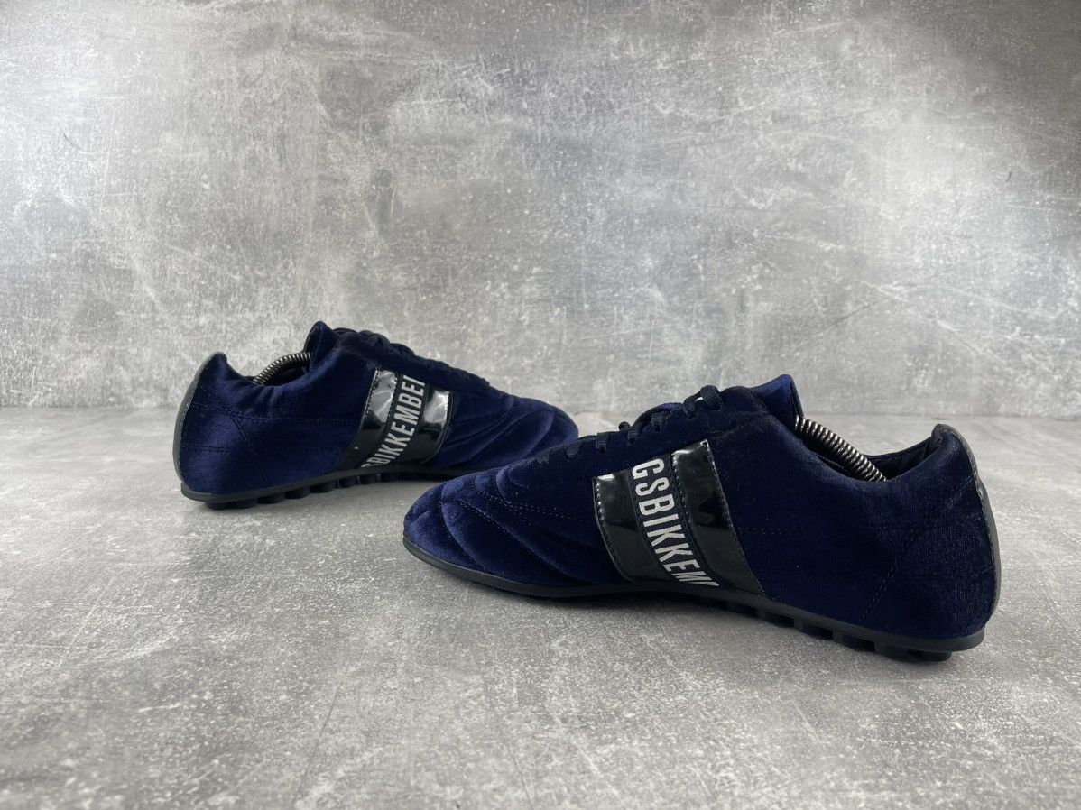 Dirk Bikkembergs Bikkembergs Y2K 00s VNTG Velvet Low Top Sneakers Blue Size US 9 / IT 39 - 5 Thumbnail