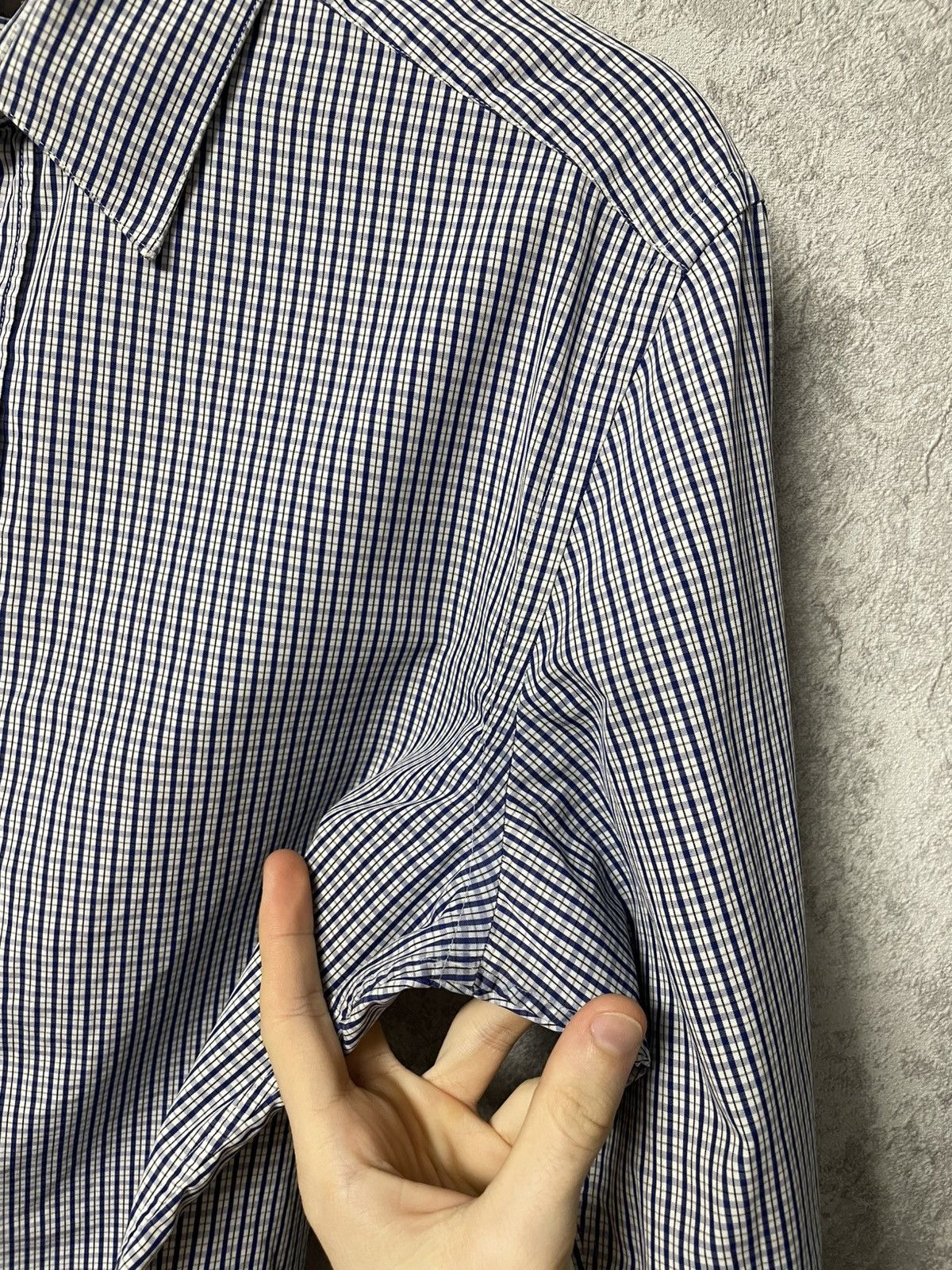 Louis Vuitton Louis Vuitton Checkered Logo Long Sleeve Shirt Size US M / EU 48-50 / 2 - 8 Thumbnail