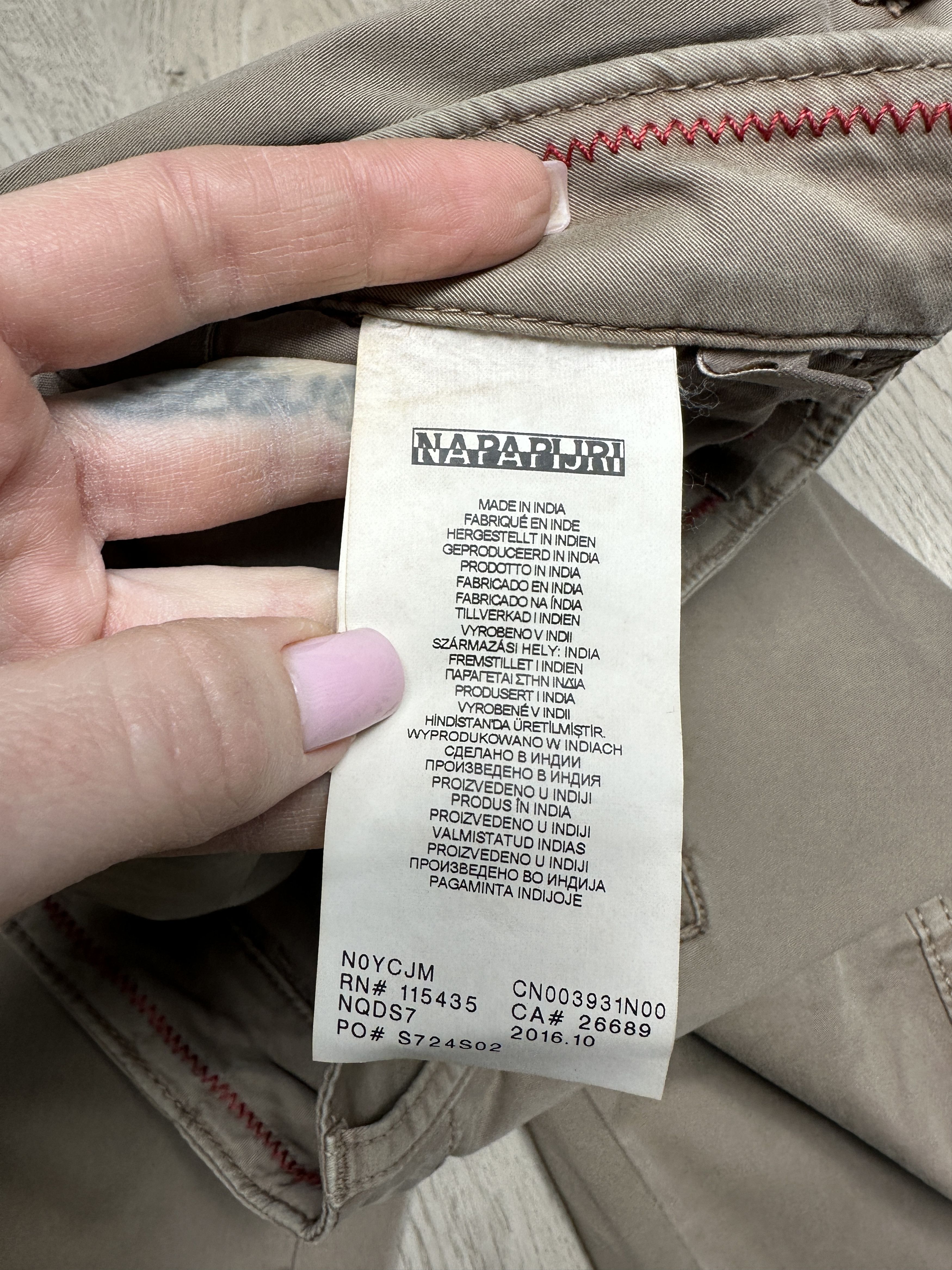 Napapijri Napapijri Mens Chino Pants Size US 32 / EU 48 - 7 Thumbnail