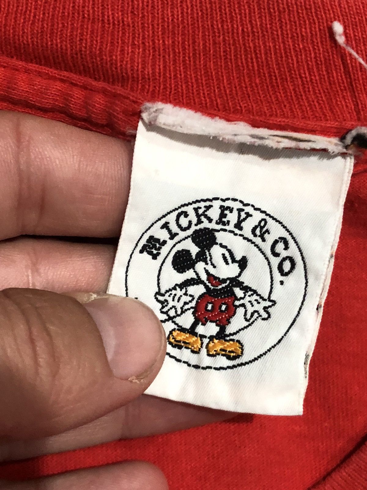 Disney × Mickey & Co. × Vintage Vtg 90s Mickey Spellout Sleep Tee Size ONE SIZE - 4 Thumbnail