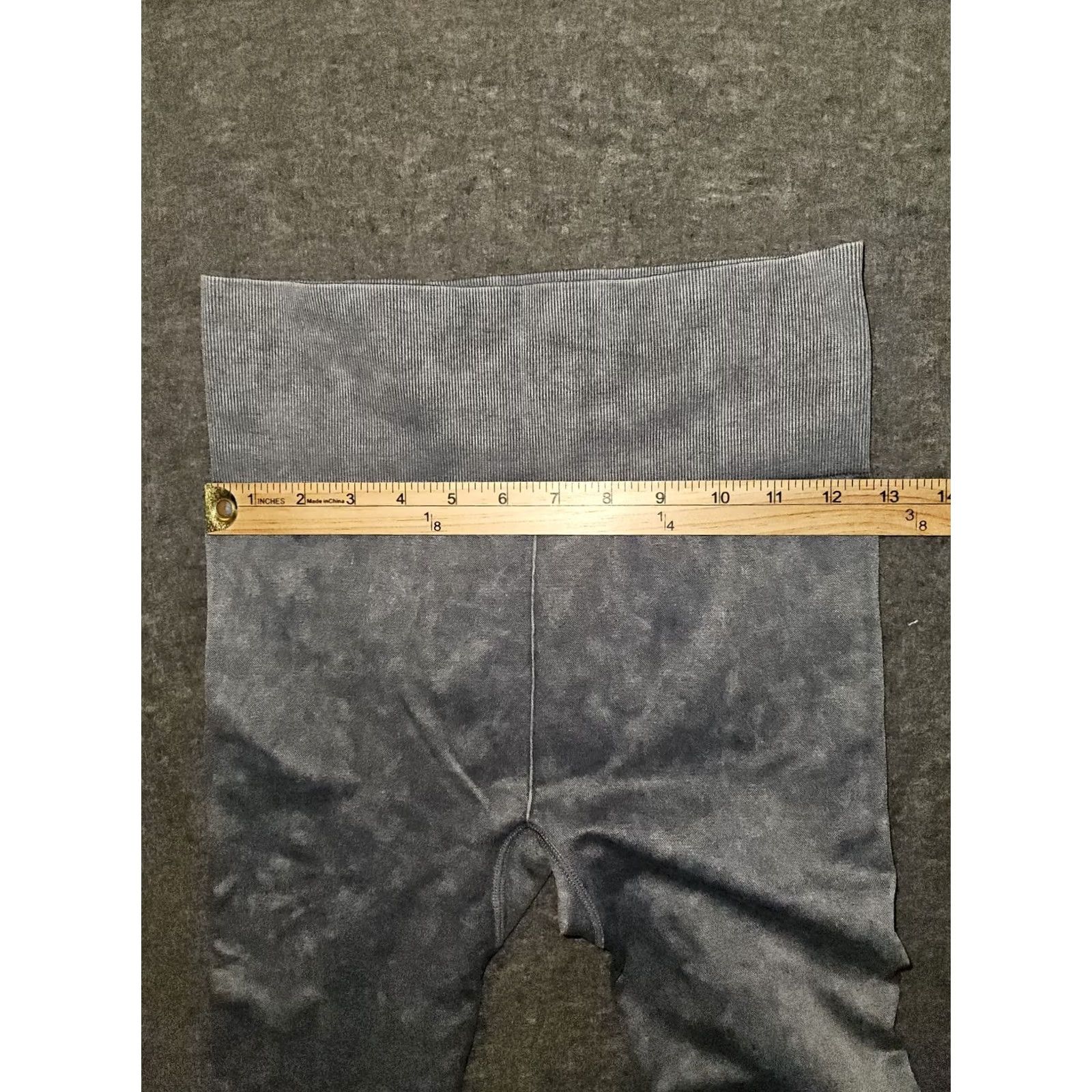 Vintage Freely Leggings Women Small Gray Mid Rise Stretch Active Yoga Ankle Skinny Inseam 25" Pull On Athleisure Mens? Girls? (Note: End) Size 28" / US 6 / IT 42 - 4 Thumbnail