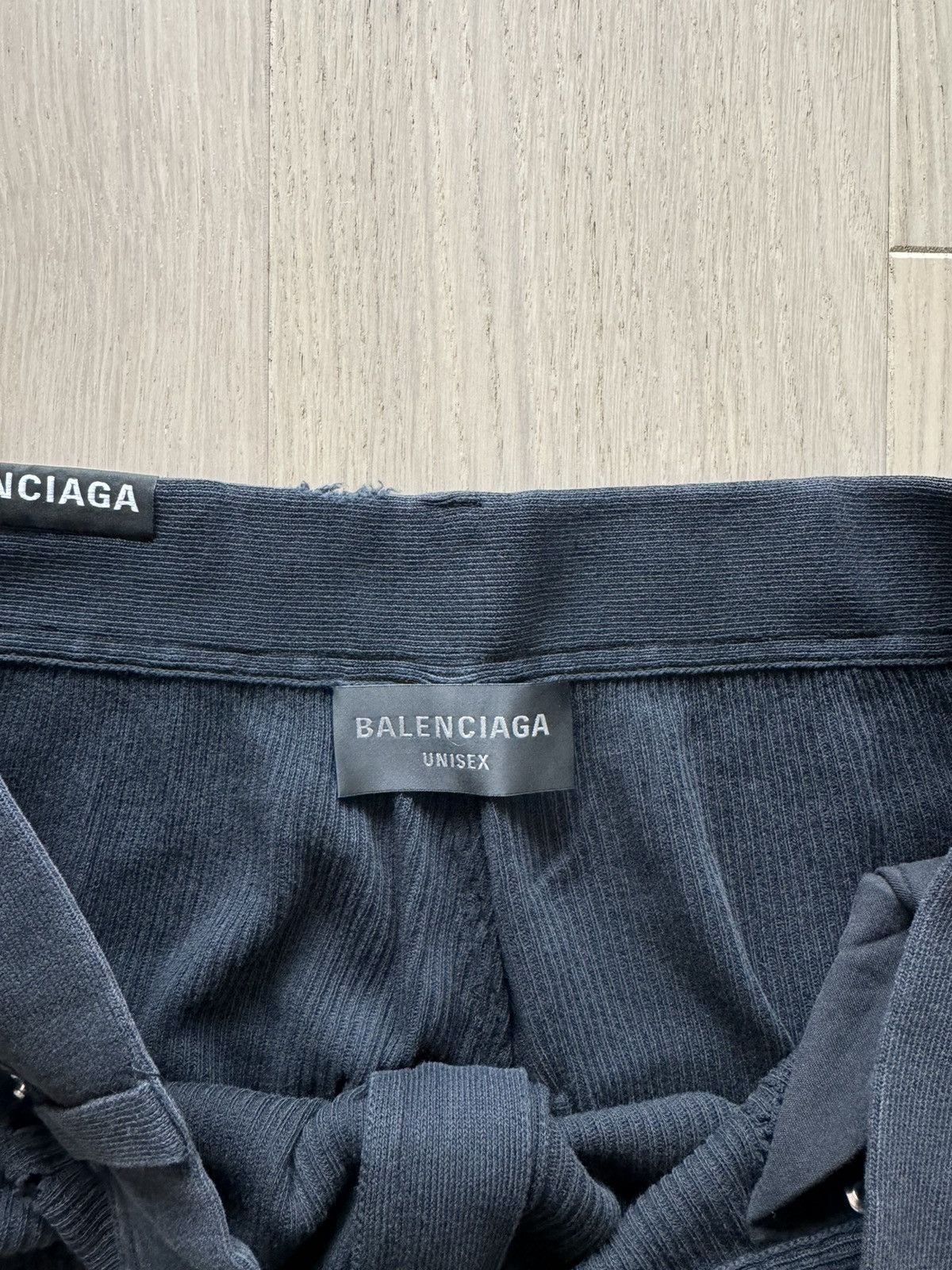 Balenciaga Balenciaga Bleached Cotton Rib Knit Pants Size US 34 / EU 50 - 7 Thumbnail