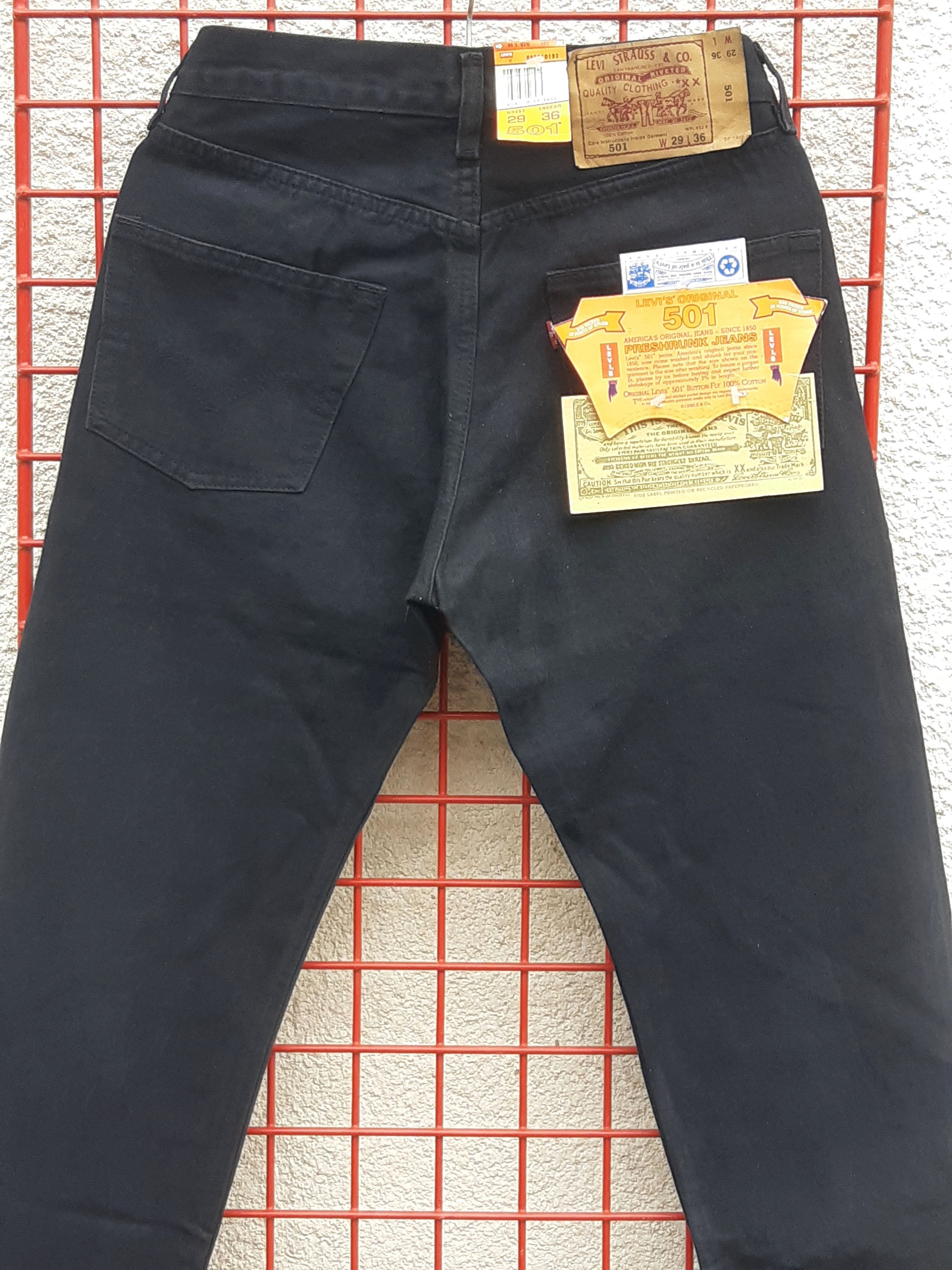 Levi's Vintage 90s LEVIS 501 Jeans USA size W29 L36 NWT Size 29" - 3 Thumbnail