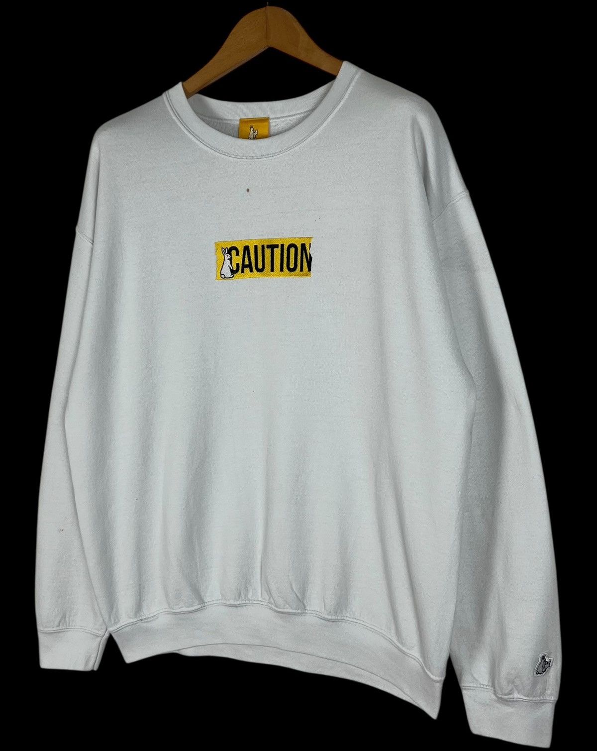 FR2 Fucking Rabbit “CAUTION” Sweatshirt Size US XL / EU 56 / 4 - 3 Thumbnail
