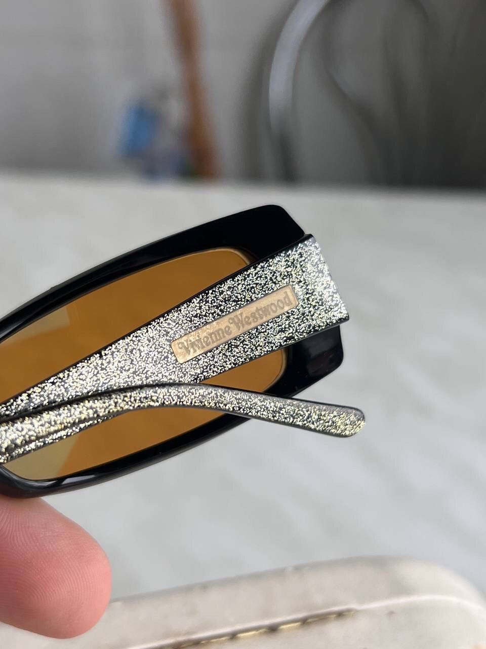 Vivienne Westwood Vivienne Westwood Vintage Shine Glitter Frame Eyeglasses Y2K Size ONE SIZE - 8 Thumbnail