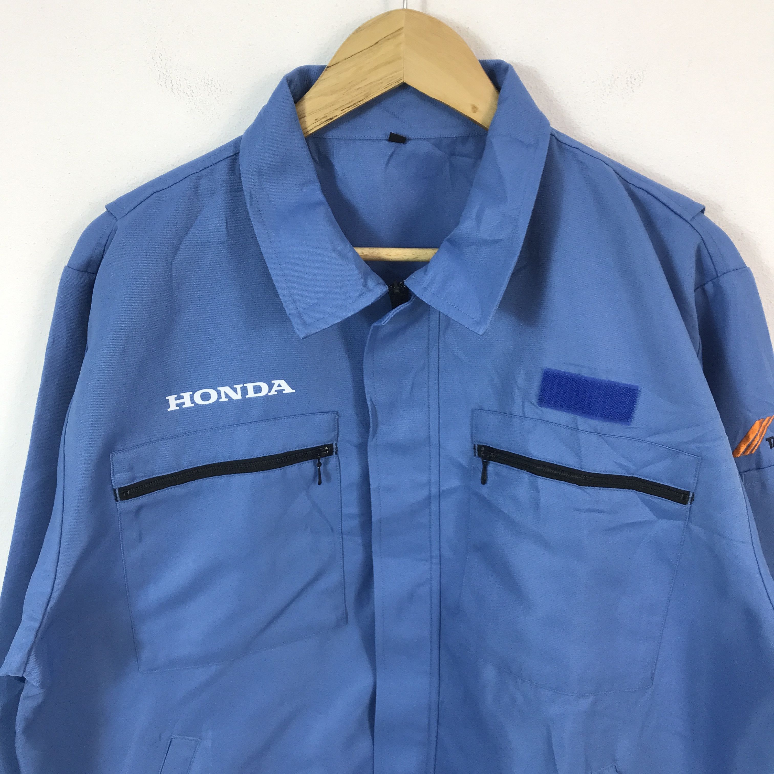 Sports Specialties Vtg Honda Racing Uniform motorsport Japan custom jacket Size US L / EU 52-54 / 3 - 3 Thumbnail