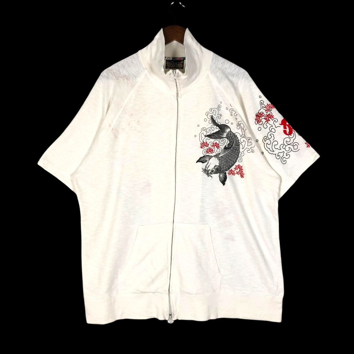 If Six Was Nine Vintage 90s Japanese Brand Koi Logo Tatoo Sweatshirt Size US L / EU 52-54 / 3 - 2 Thumbnail