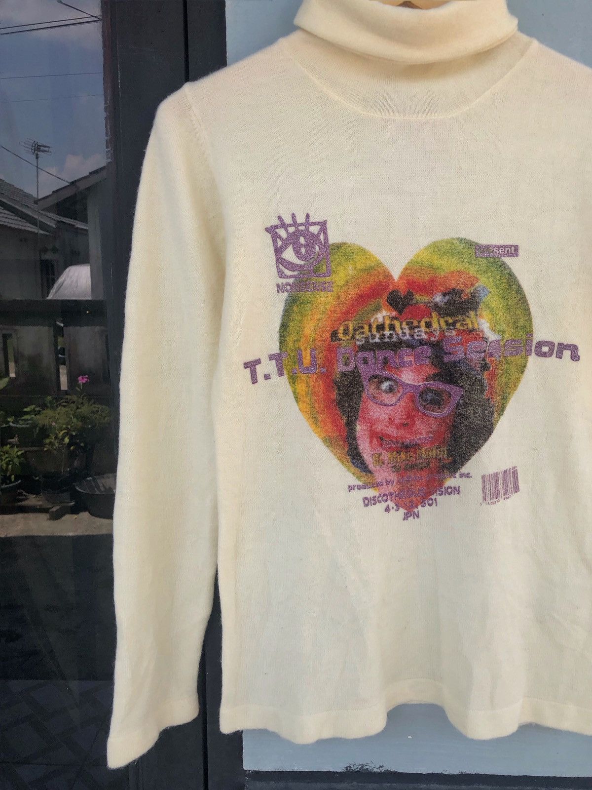 Angel Blue × Hysteric Glamour × Japanese Brand Japanese Nonsense Turtleneck Knit Sweater Size US S / EU 44-46 / 1 - 4 Thumbnail