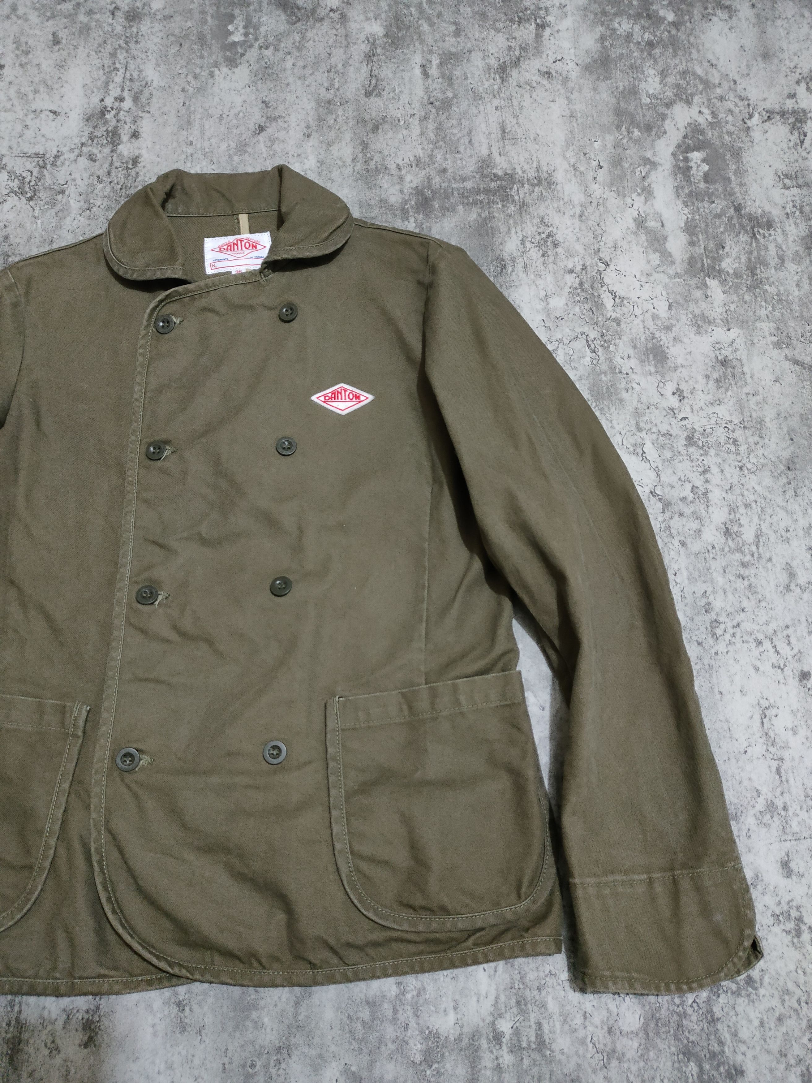 Danton Vintage Danton France Vetements de Travail Pea Coats Jacket Size US S / EU 44-46 / 1 - 4 Thumbnail