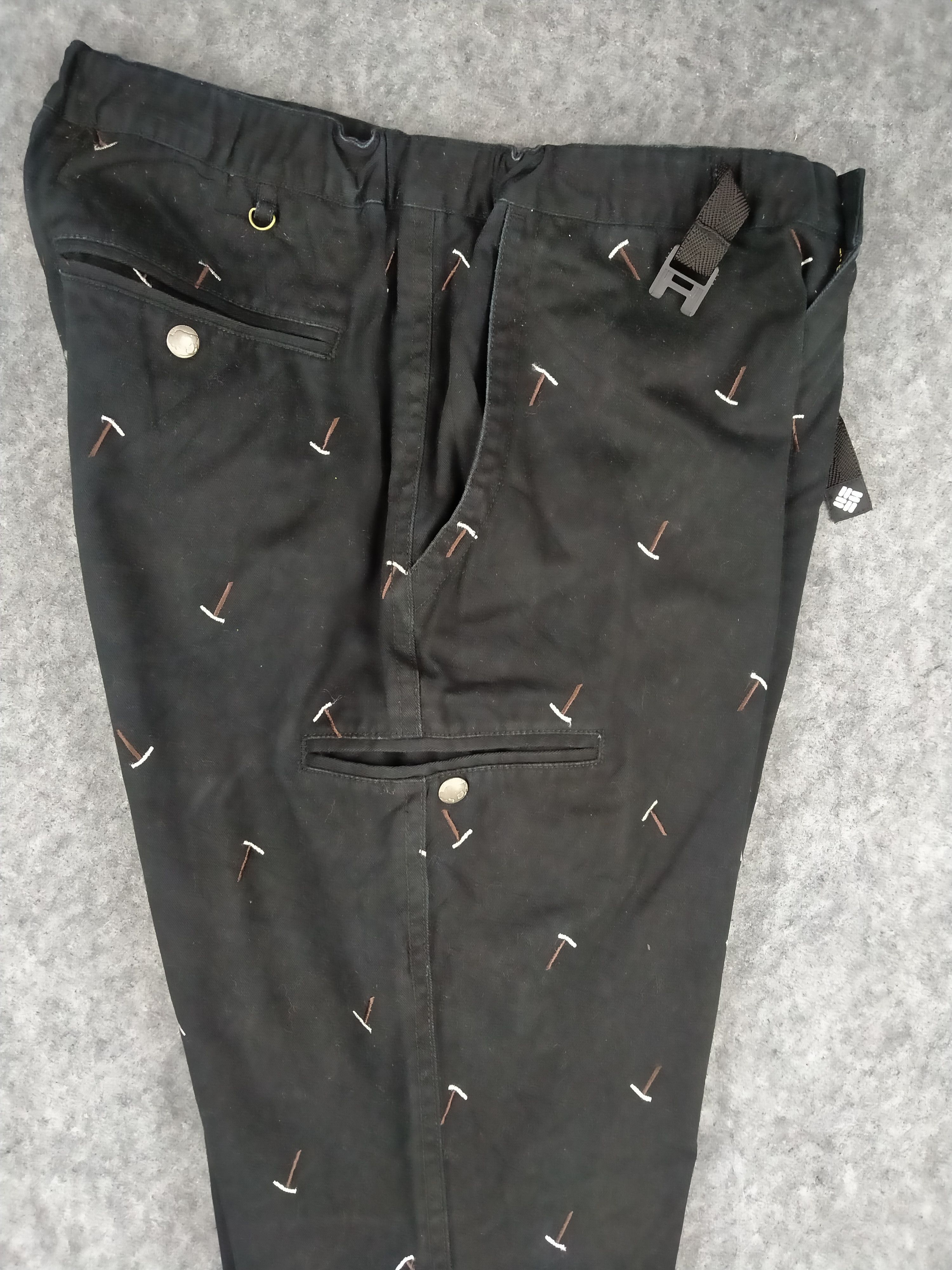 Japanese Brand Columbia Embroidery Cargo Multi Pocket Pants 31 x 33 -CP129 Size US 31 - 5 Thumbnail