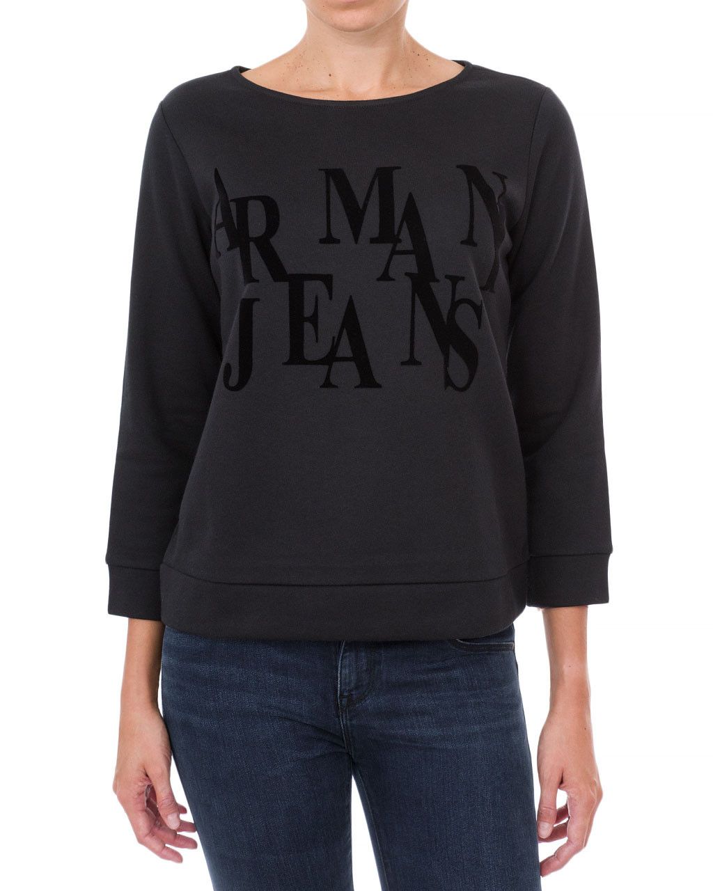 Armani Armani Jeans Black Womens Sweatshirt Vintage Longsleeve Size M / US 6-8 / IT 42-44 - 14 Thumbnail
