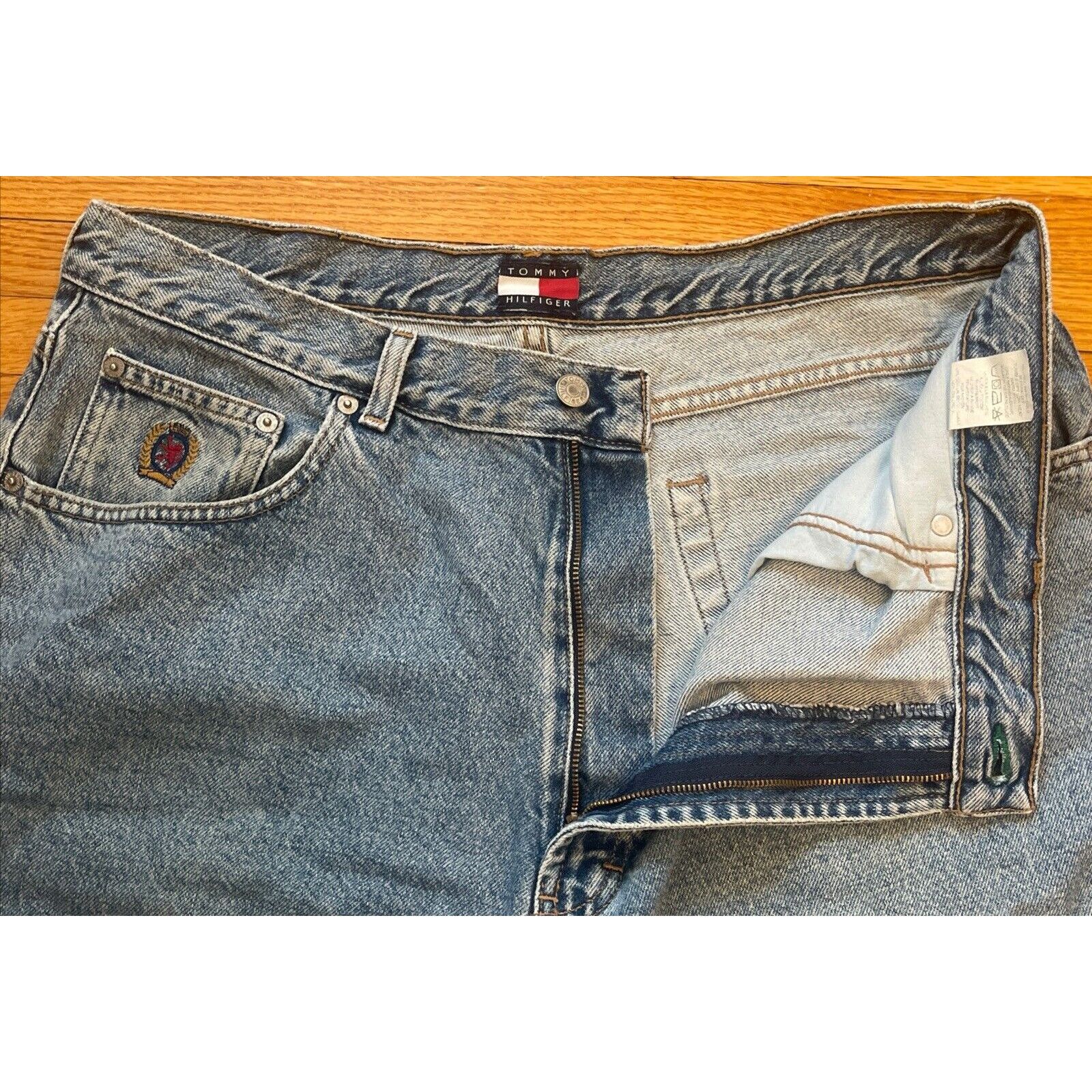 Tommy Hilfiger Vintage 90's Mens Size 38 Tommy Hilfiger Jeans Freedom Blue Size US 38 / EU 54 - 9 Thumbnail