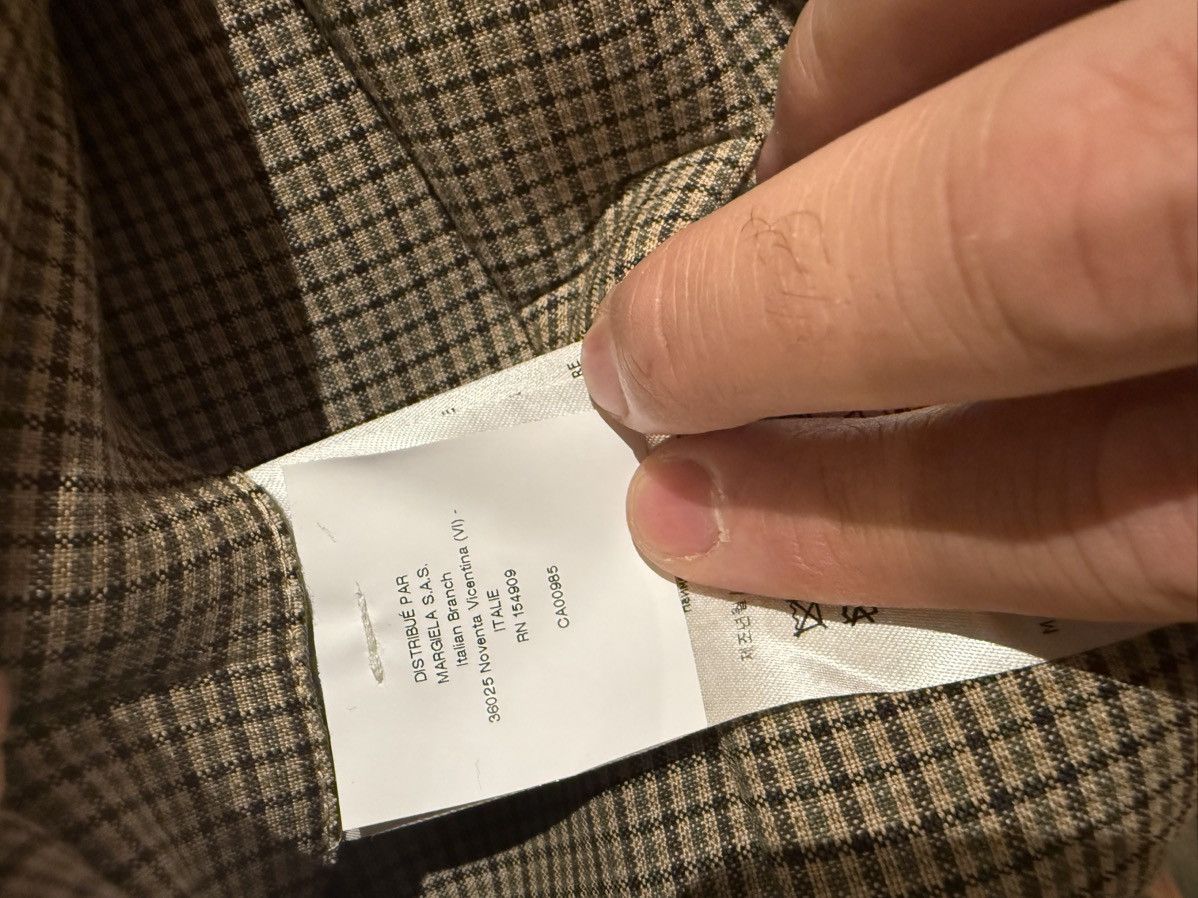 Maison Margiela Maison Margiela Pendleton Yoke Peacoat Size US L / EU 52-54 / 3 - 7 Thumbnail
