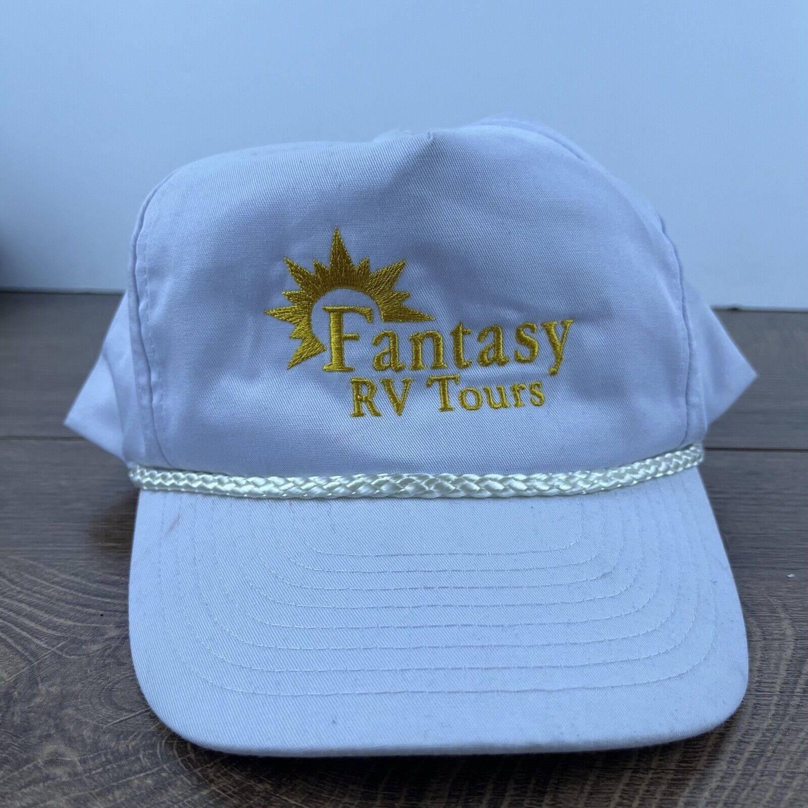 Other Fantasy Rv Tours Hat Snapback Hat White Hat Adjustable White Size ONE SIZE - 1 Thumbnail