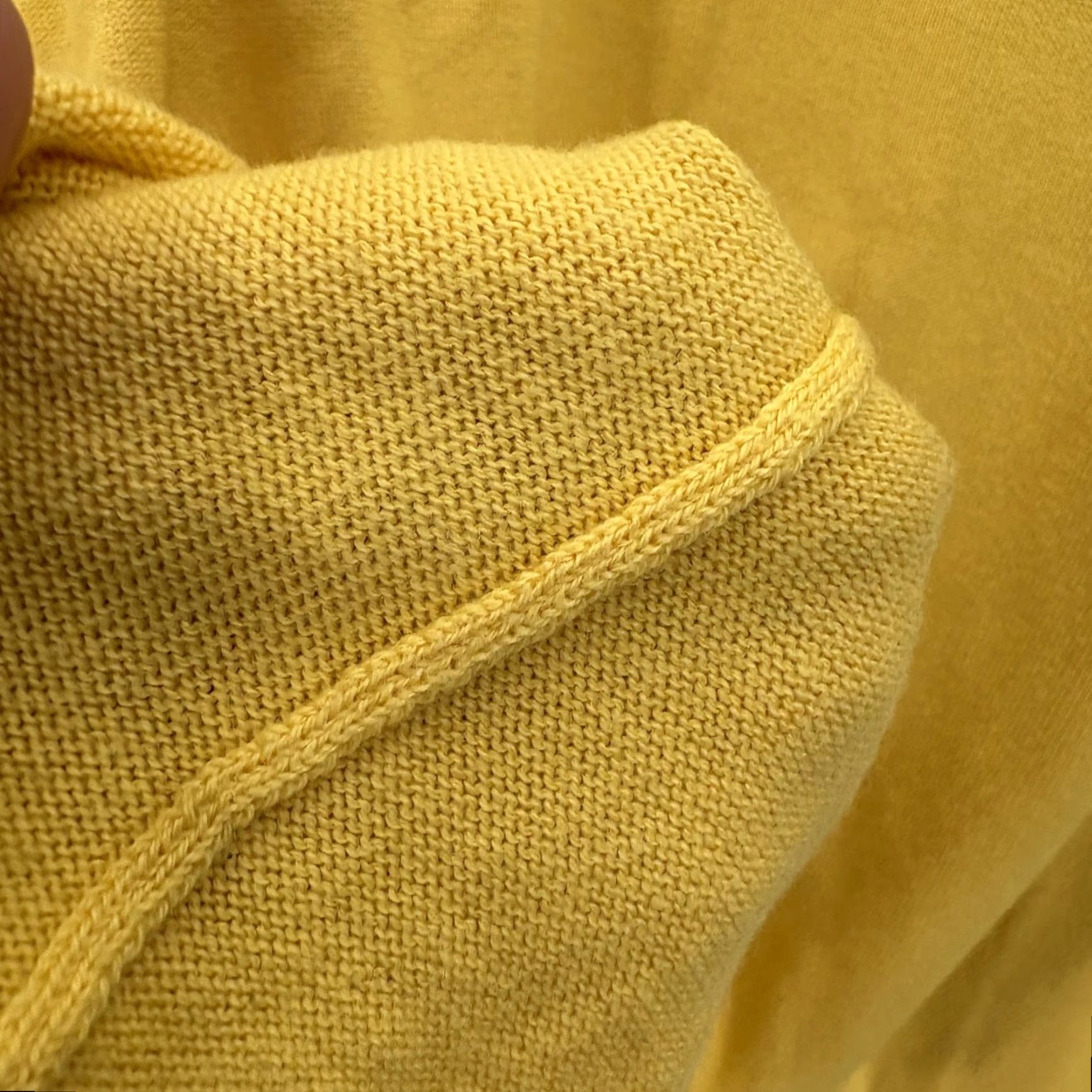 Vineyard Vines Vineyard Vines Sweater Mens 2XLT Yellow Cotton Cashmere 1/4 Zip Mock Neck Knit Shirt Mens Size US XXL / EU 58 / 5 - 5 Thumbnail