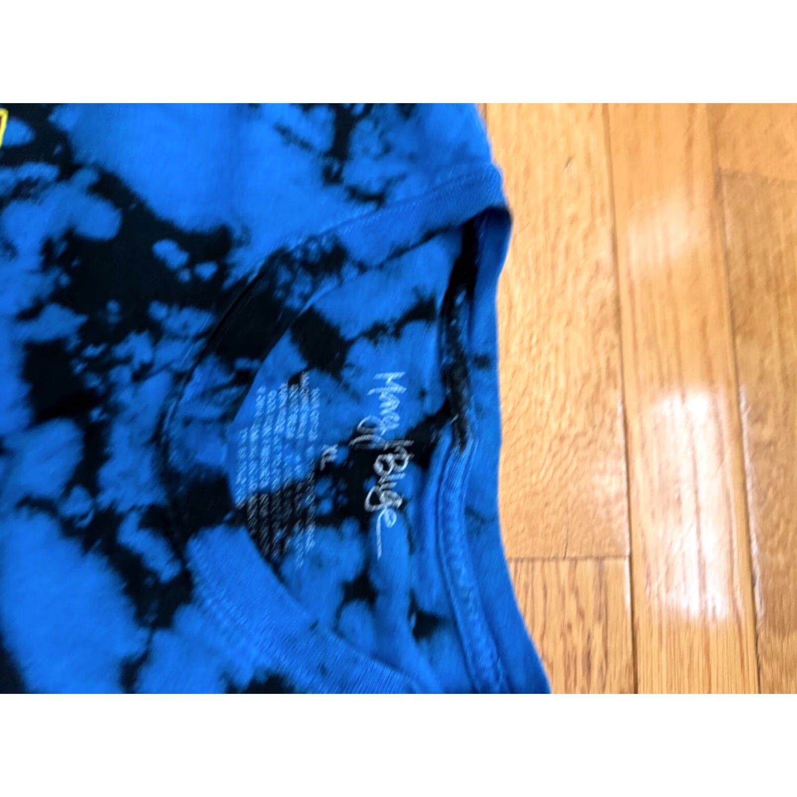 Vintage Mary J Blige T-Shirt XL Tie Dye Blue Pink Black Graphic Print Crew Neck Short Sleeve Hip Hop 90s Unisex Adults Men’s (Mens) Shirt Size US XL / EU 56 / 4 - 4 Thumbnail