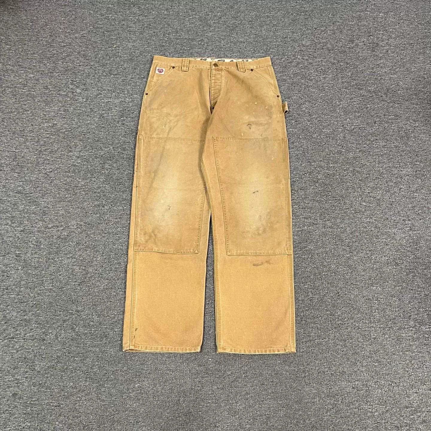 Saint Michael Saint Michael Distressed Logger Work Pants Size US 36 / EU 52 - 1 Thumbnail