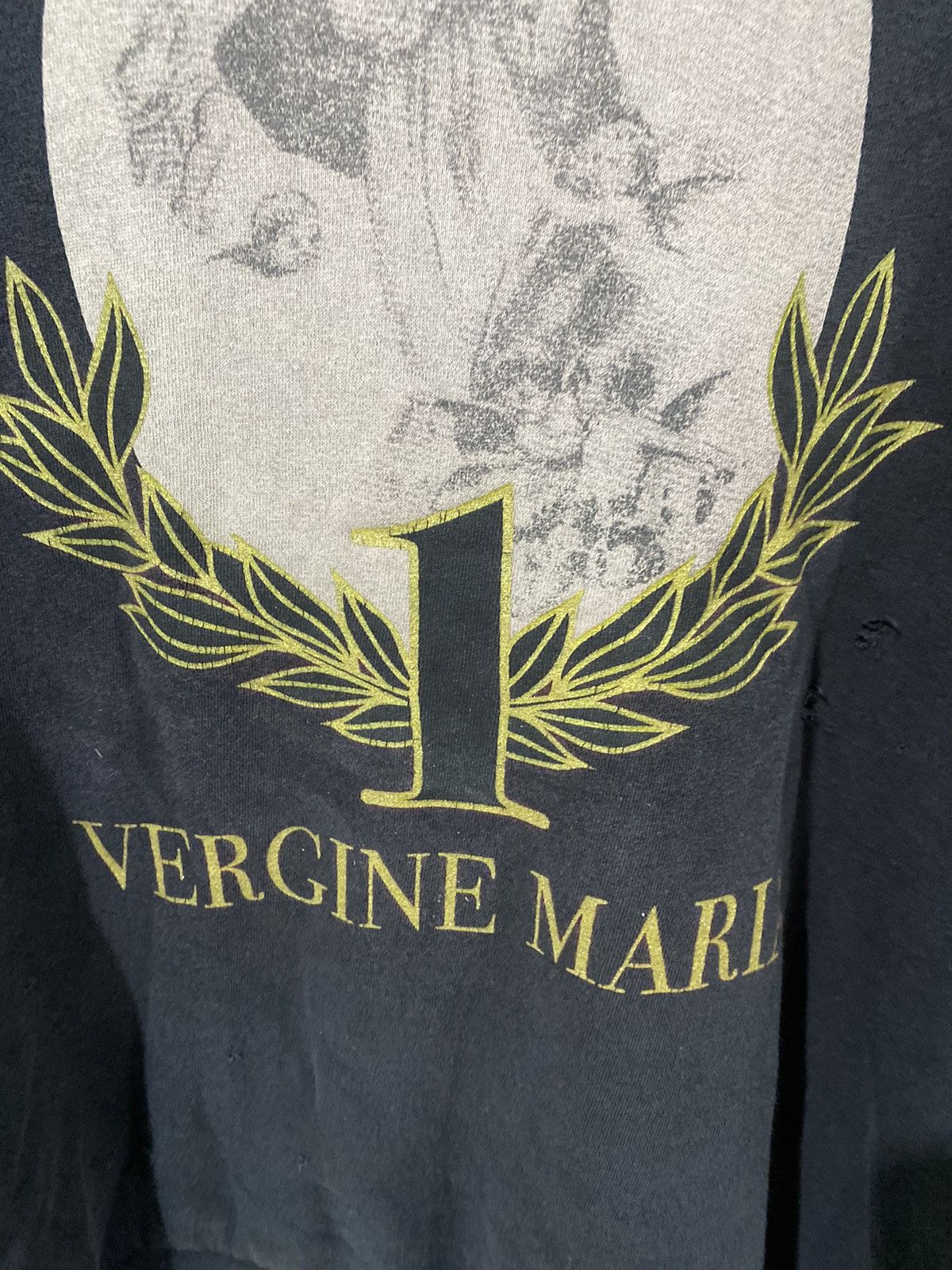 Dolce & Gabbana 2000s Virgin Maria 1 Distressed hoodie Size US L / EU 52-54 / 3 - 5 Thumbnail