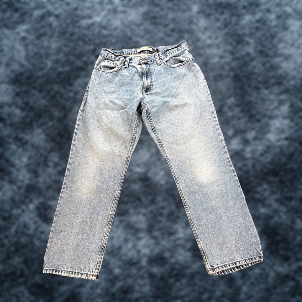 Vintage VINTAGE Urban Pipeline Jeans Baggy Men’s 33x30 Denim Light Wash Relaxed Bootcut Regular 30 In Inseam Blue Cotton Dark Wash Women? Size US 33 - 1 Thumbnail