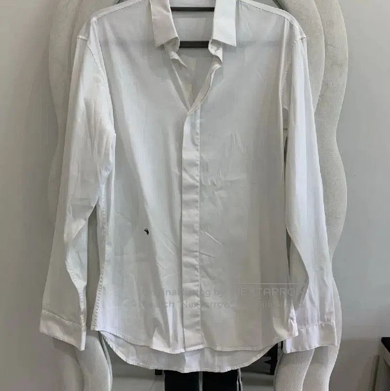 Dior Dior White Cotton Long Sleeve Shirt for Men . Size US S / EU 44-46 / 1 - 3 Thumbnail