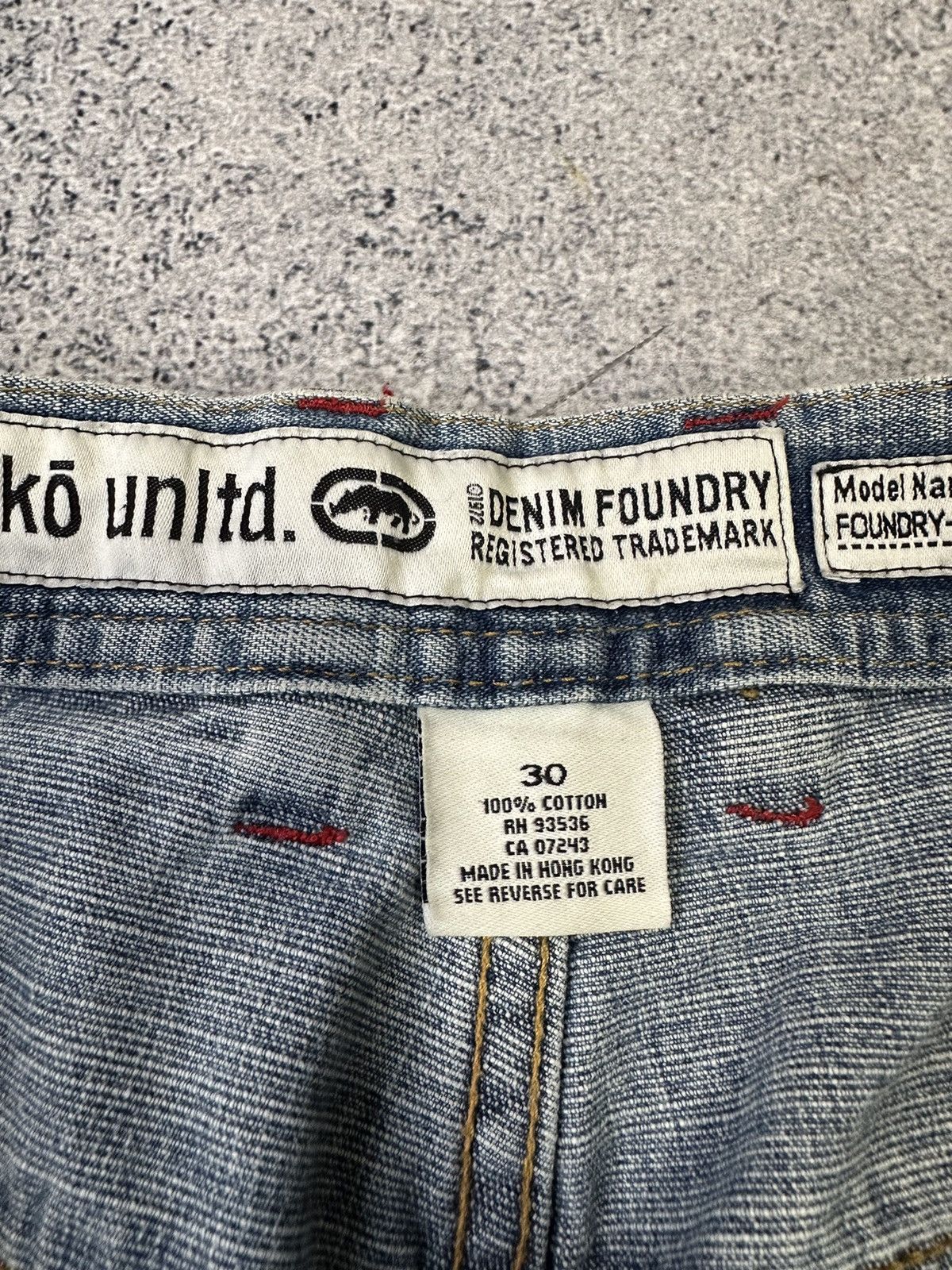 Ecko Unltd. × Vintage Vintage ECKo Unltd Rap Baggy Y2K Jeans Size US 30 / EU 46 - 11 Thumbnail