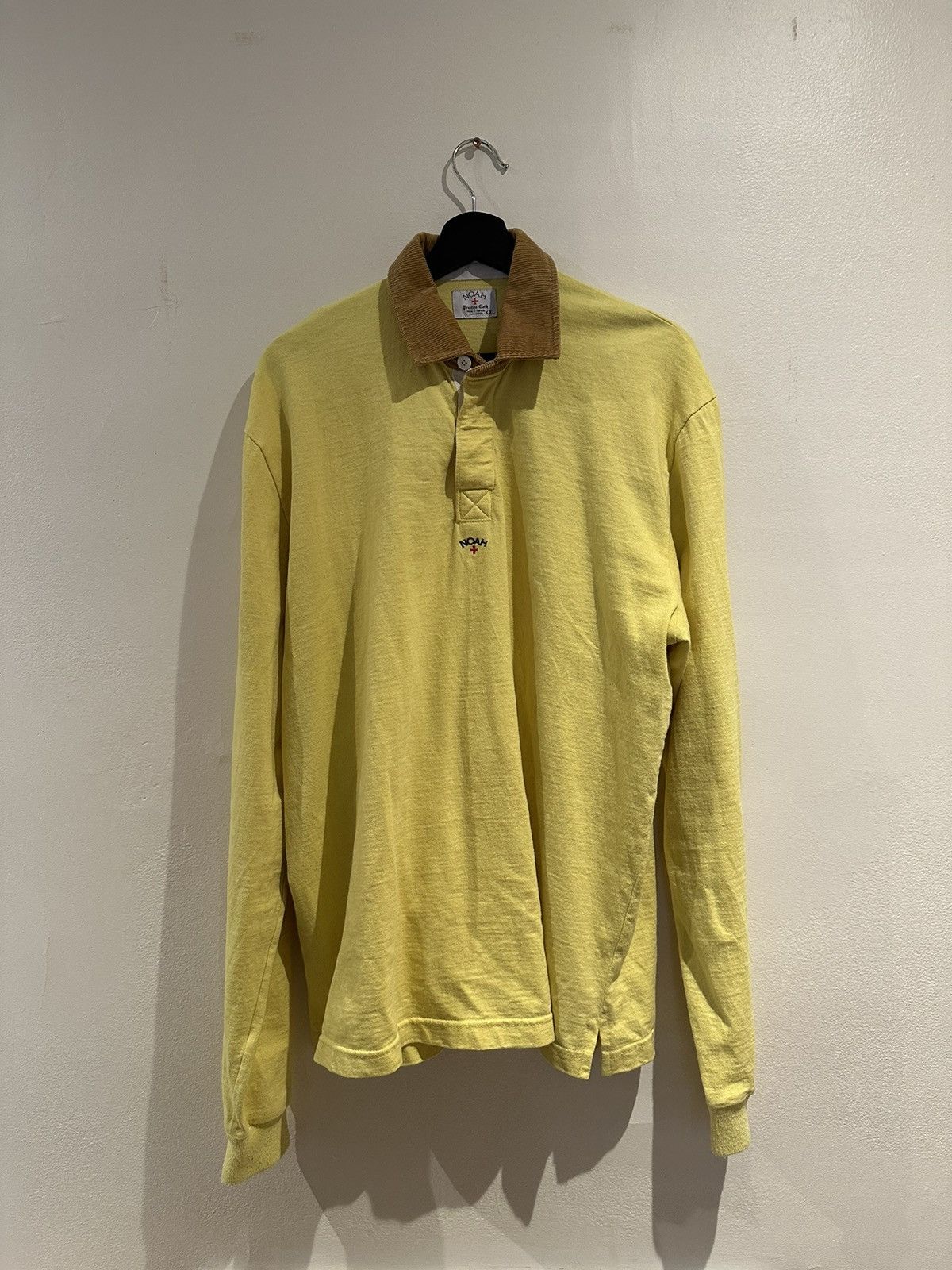 NOAH NYC 2019 SS Corduroy Collar Rugby L - Tシャツ/カットソー(七分