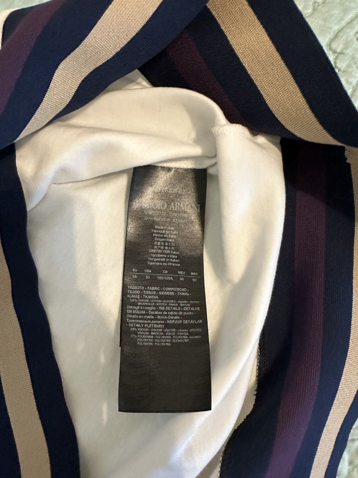 Giorgio Armani Giorgio Armani Polo size M Size US M / EU 48-50 / 2 - 6 Thumbnail