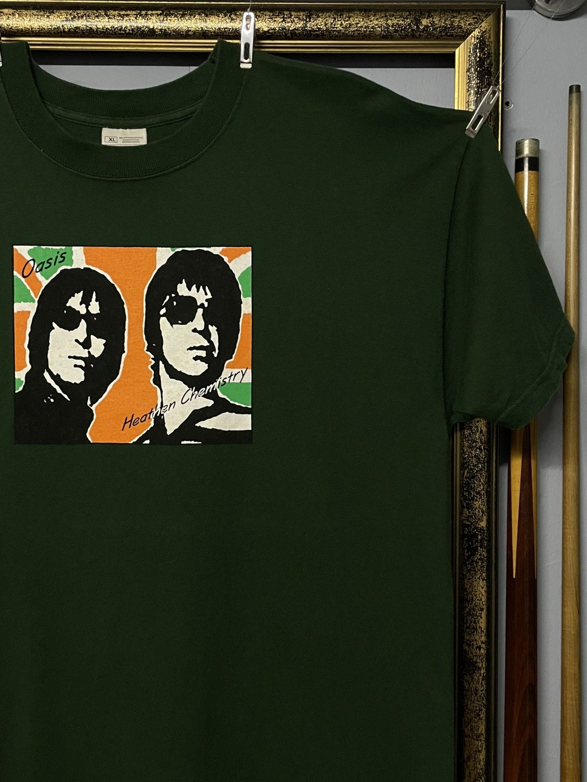 Vintage Vintage Late 90s Oasis Heathern Chemistry Liam & Noel Tshirt Size US XL / EU 56 / 4 - 3 Thumbnail