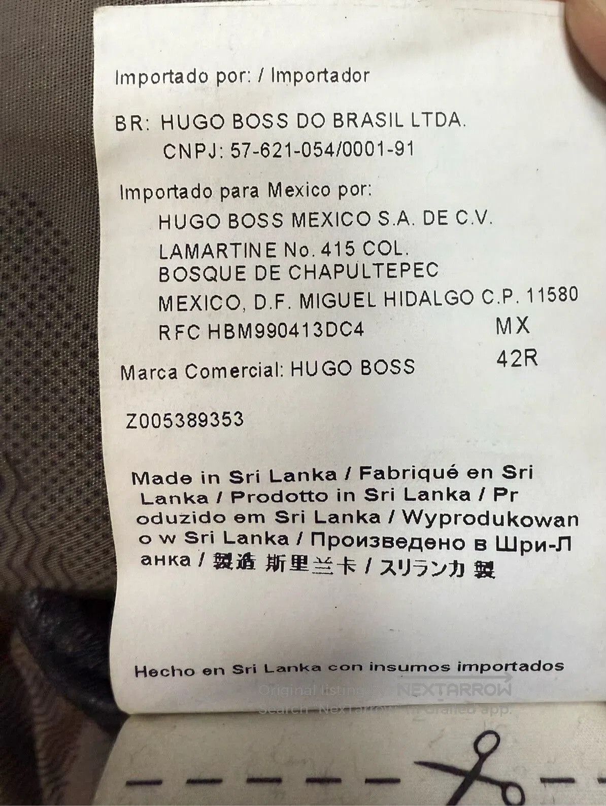 Hugo Boss Hugo Boss Lambskin Leather Jacket. Size US L / EU 52-54 / 3 - 6 Thumbnail