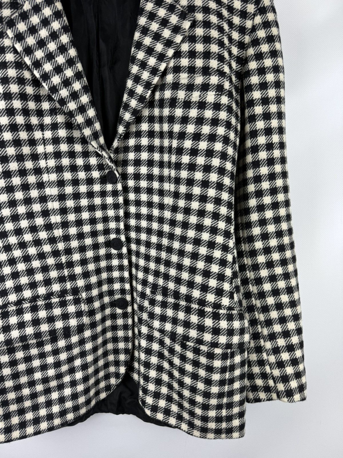 Salvatore Ferragamo Salvatore Ferragamo VTG Plaid Wool Cashmere Blazer Jacket Size M / US 6-8 / IT 42-44 - 6 Thumbnail