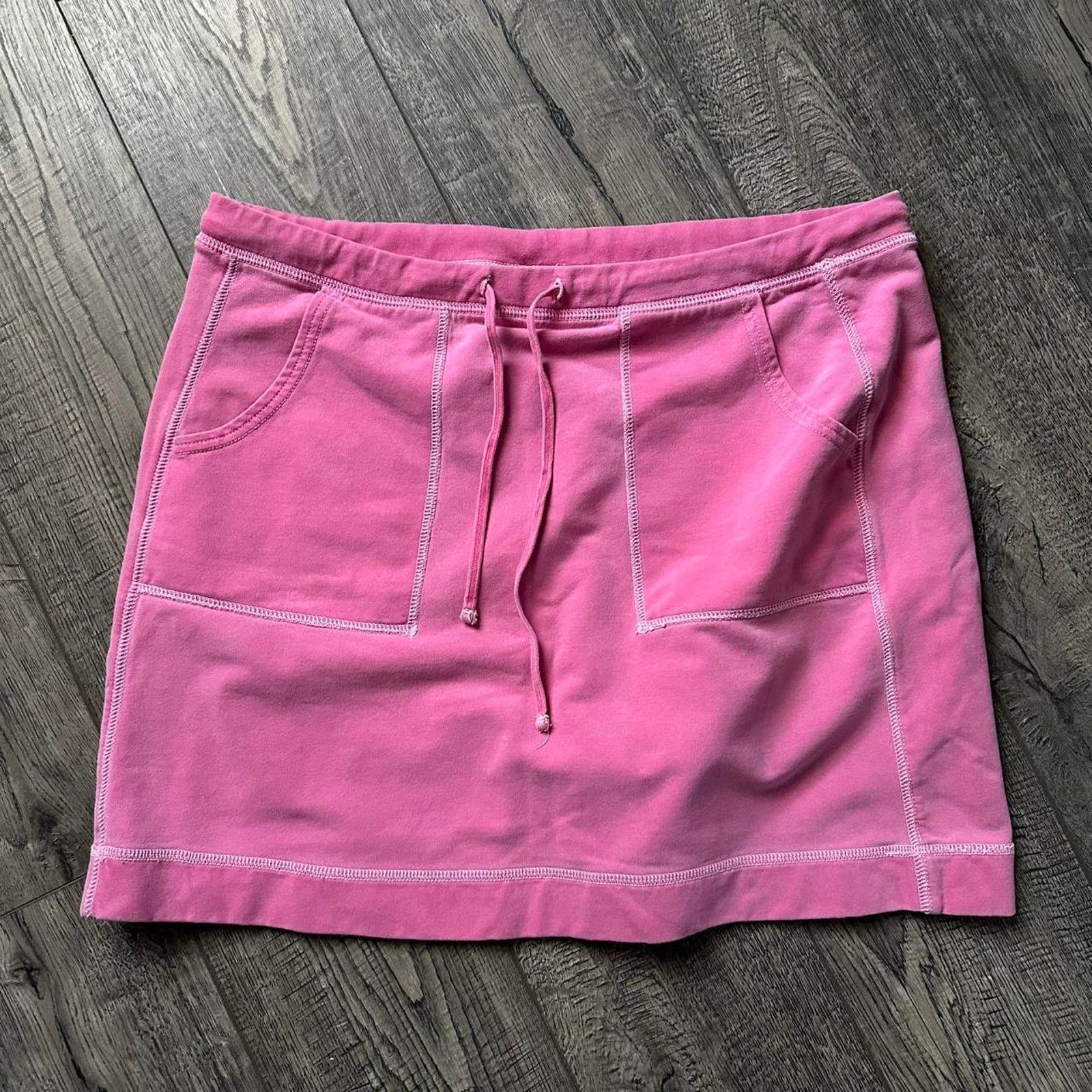 Gap × Vintage Vintage Y2K 00s Gap Pink Cotton Mini Sporty Tennis Skirt Size 28" / US 6 / IT 42 - 2 Thumbnail