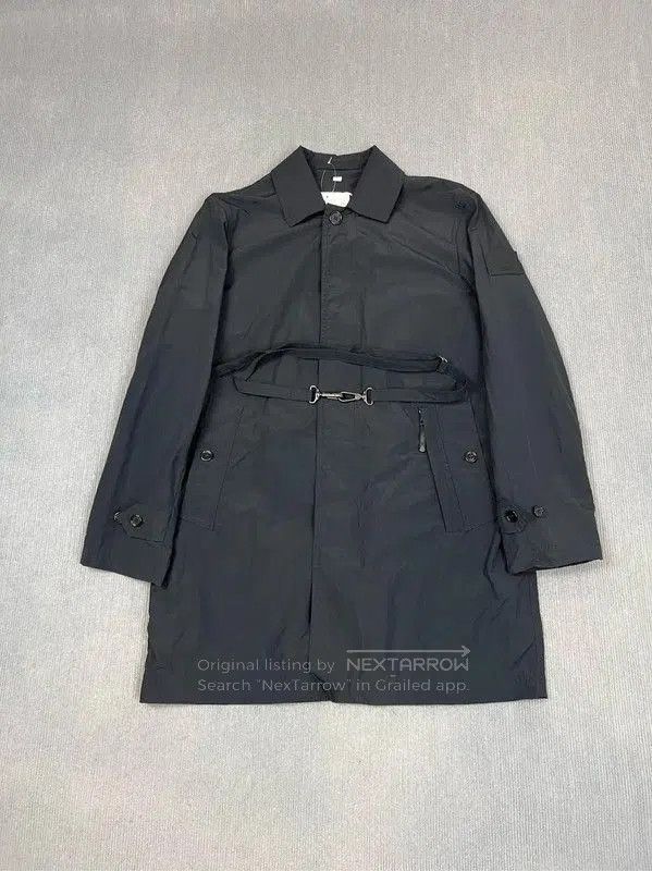 Burberry Burberry Women's Black Polyester Trench Coat. Size L / US 10 / IT 46 - 1 Thumbnail