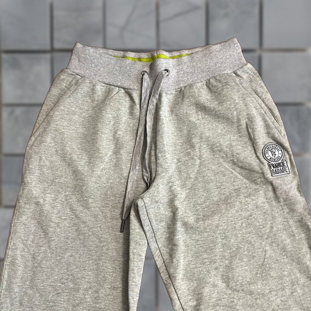 Garage Frankie Garage Pants Mens Large Gray Sweatpants Lounge Spellout Size US 33 - 1 Thumbnail