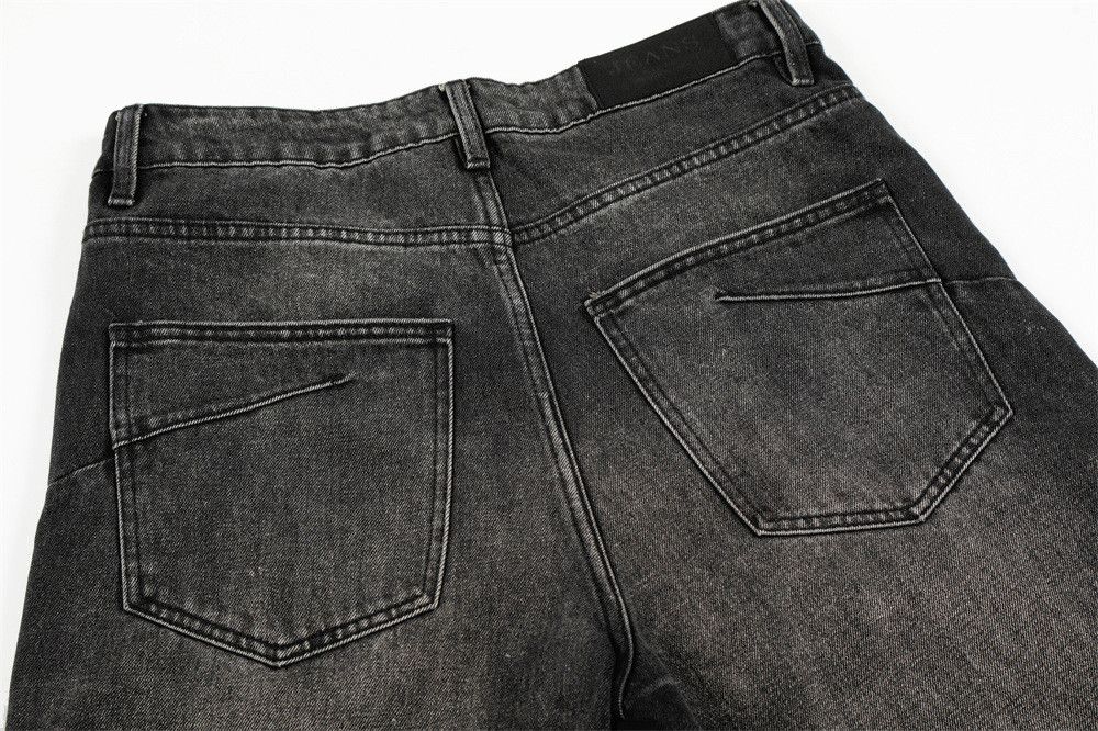 Vintage Men's Retro Punk Distressed Ombré Wide-Leg Jeans Size US 32 / EU 48 - 3 Thumbnail