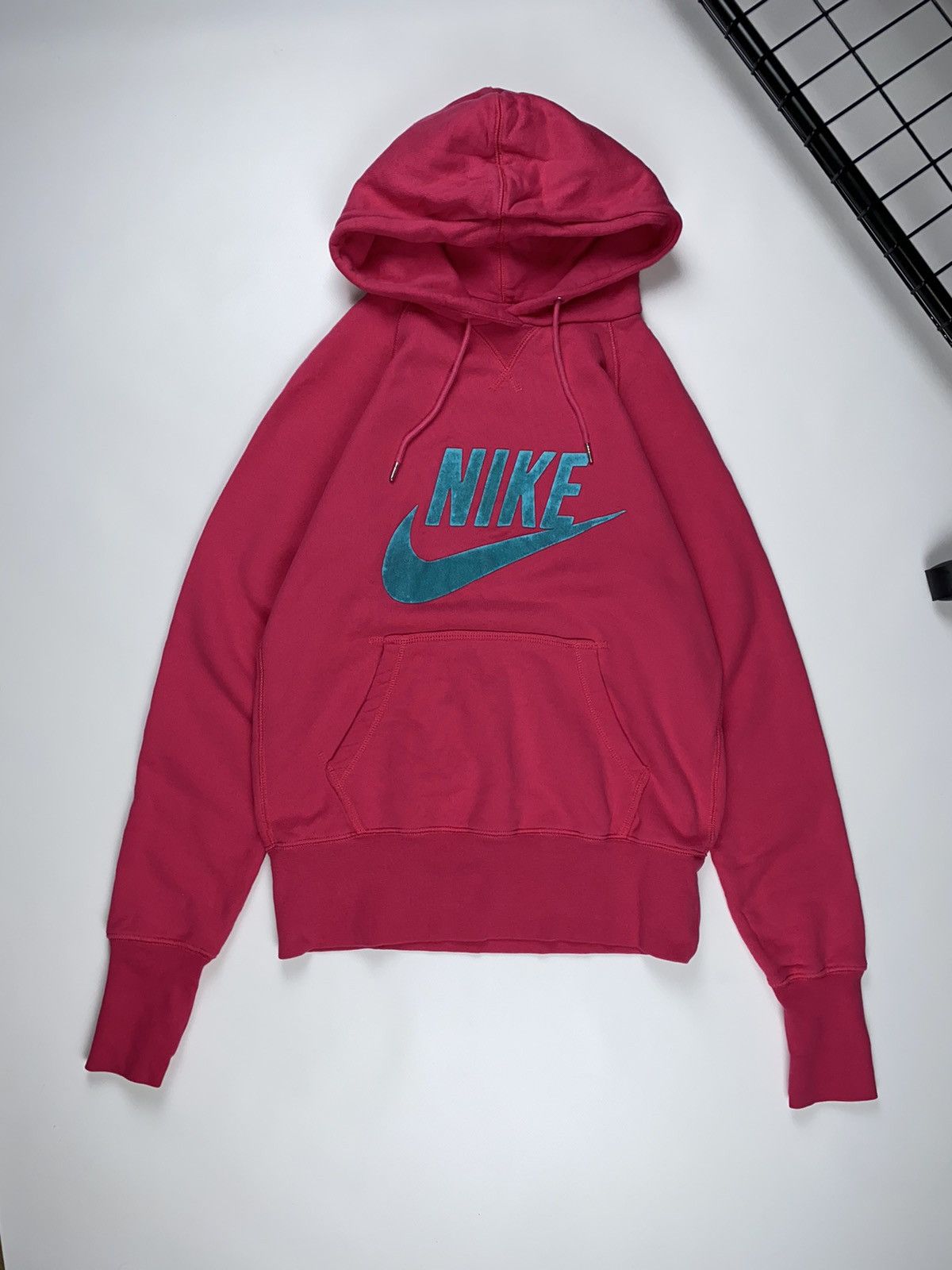 Nike Sportswear Vintage Nike vintage hoodie logo women pink Medium Grailed