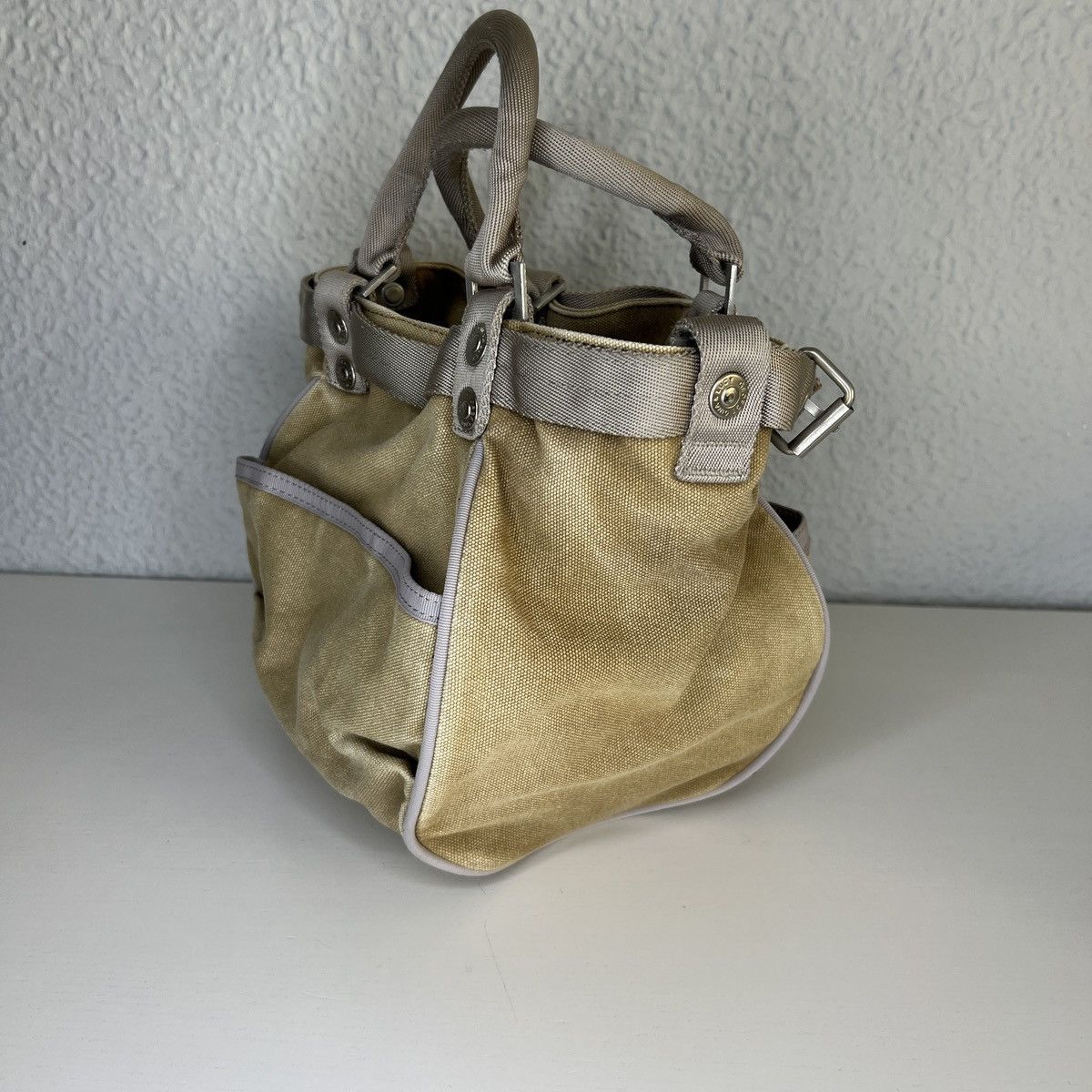 George Gina & Lucy George Gina Lucy GGL Shoulder Mini Beige Vintage Handle Bag Size ONE SIZE - 6 Thumbnail