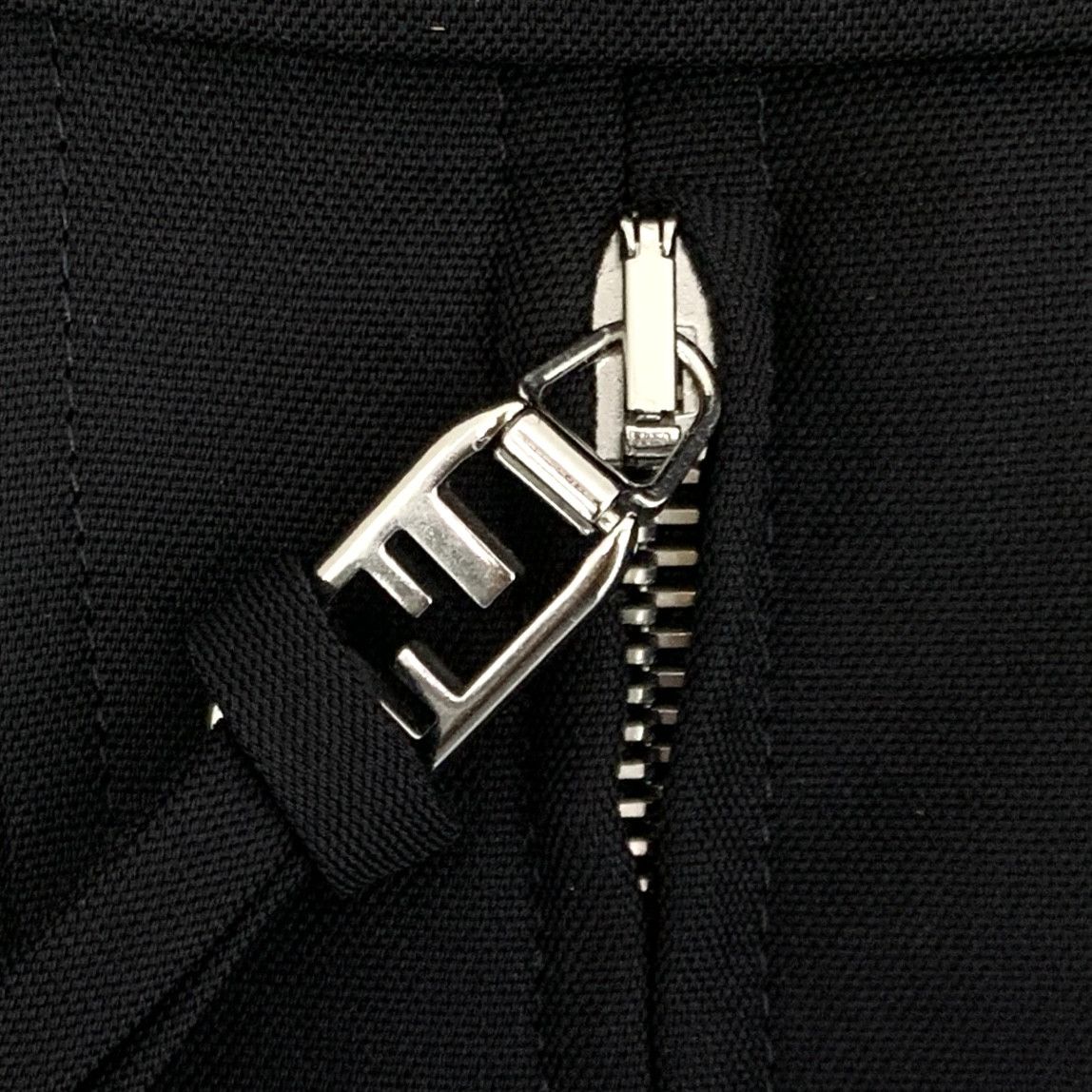 Fendi Fendi Double-Breasted Blazer Black (50) Size 50L - 6 Thumbnail