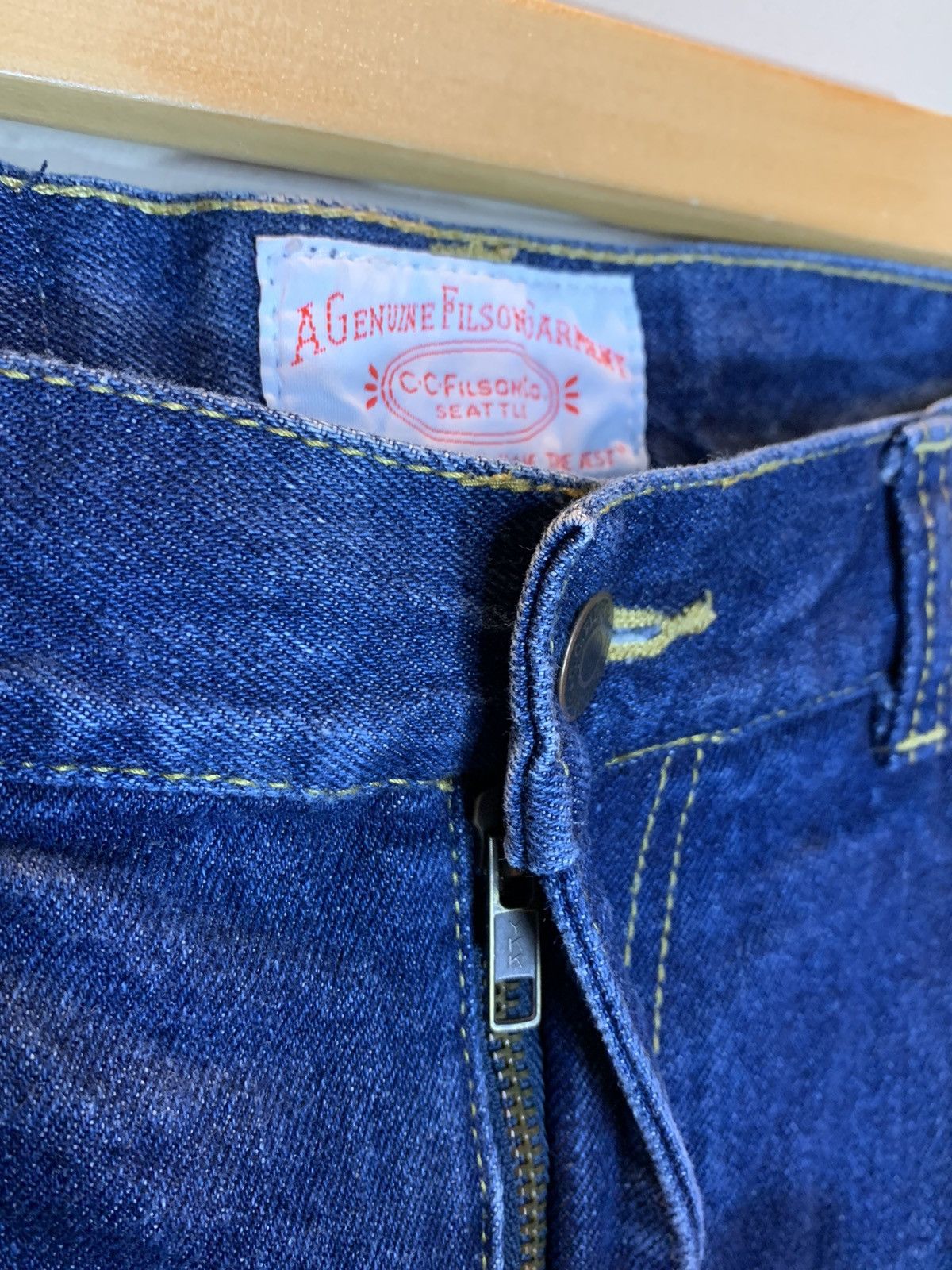 Filson RARE* Vintage Filson Double Knee Carpenter Denim Jeans Pants Size US 33 - 8 Thumbnail