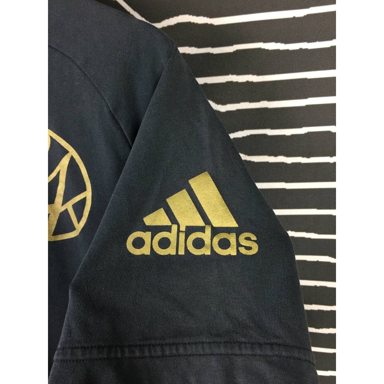 Adidas × Japanese Brand Adidas X 24 Karats Big Logo Climalite Cotton Tee Size US M / EU 48-50 / 2 - 13 Thumbnail