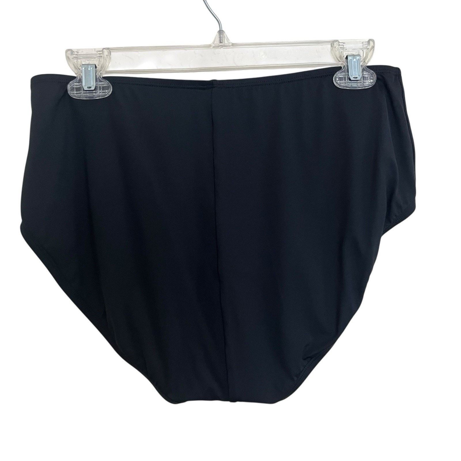 Jantzen Jantzen | Black Comfort Core Swim Brief Bottom Size 12 (XL) Size XL / US 12-14 / IT 48-50 - 5 Thumbnail