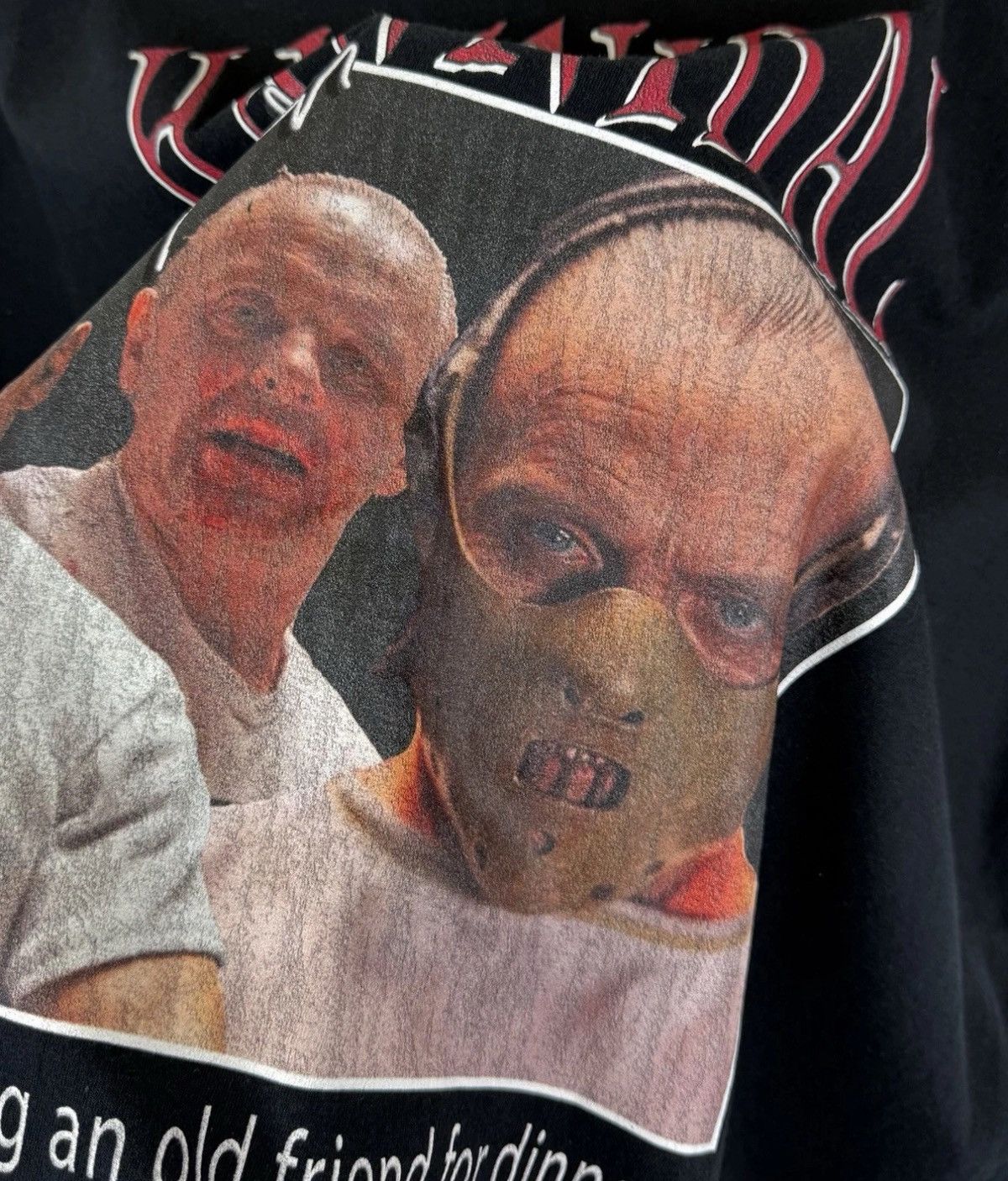 Hannibal. Hannibal Lecter I Am Having An Old Friend For Dinner T-shirt Size US L / EU 52-54 / 3 - 4 Thumbnail