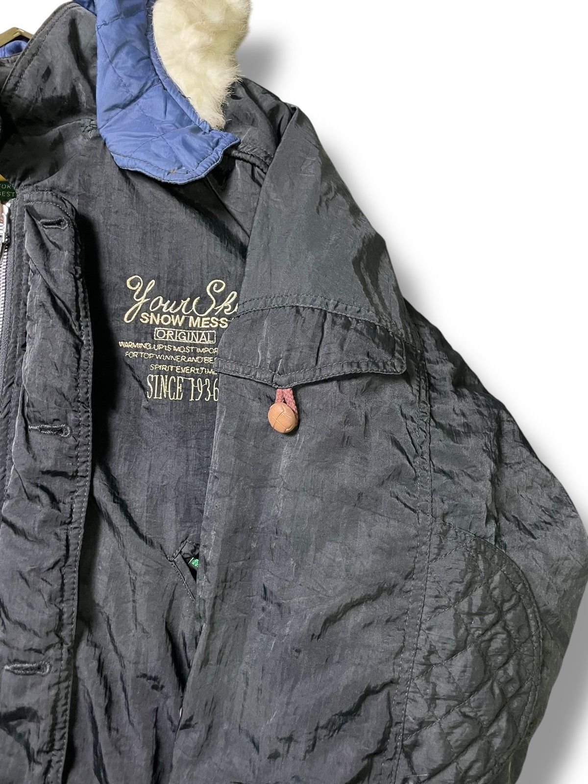 If Six Was Nine Your Ski x Japanese Brand Fluffy Hooded Jacket (31) Size US L / EU 52-54 / 3 - 2 Thumbnail
