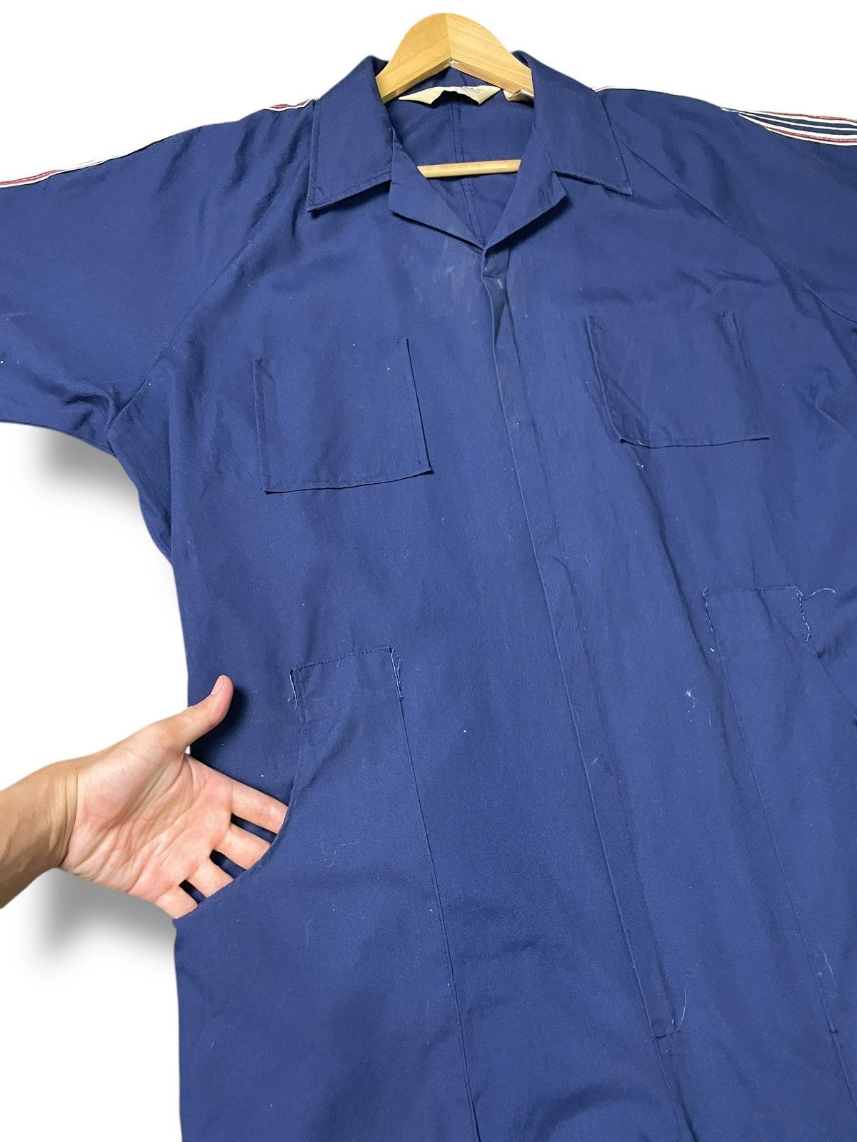 Big Mac × Japanese Brand Big Mac x Vintage Coverall Mechanic Jumpsuits (35) Size US 44 / EU 60 - 2 Thumbnail