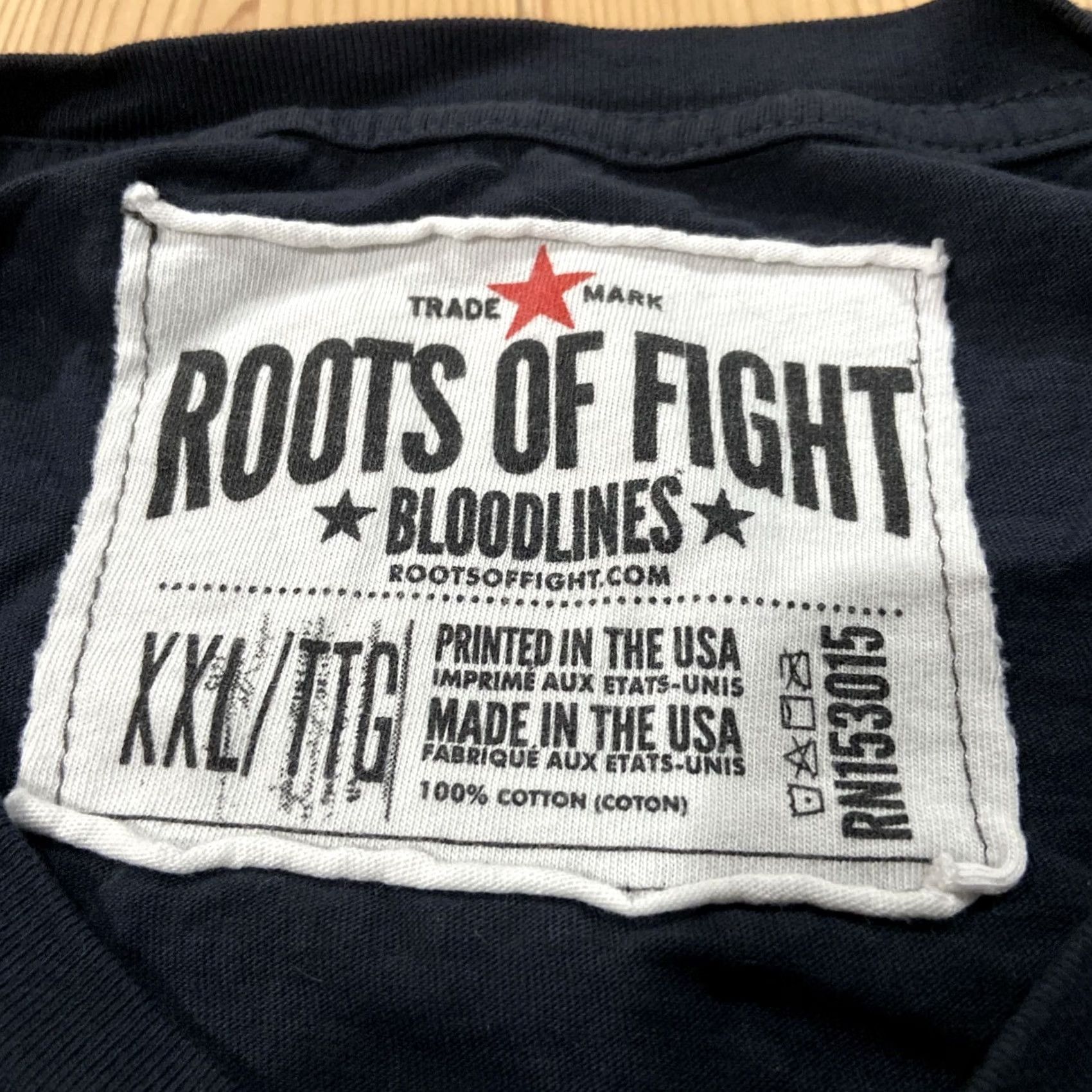 Roots Roots Of Fight X Nocking Point WA Wine Shirt Collaboration Black Tee Size XXL Men T-Shirt Black WA Wine Collaboration Mens 2XL Size US XXL / EU 58 / 5 - 2 Thumbnail