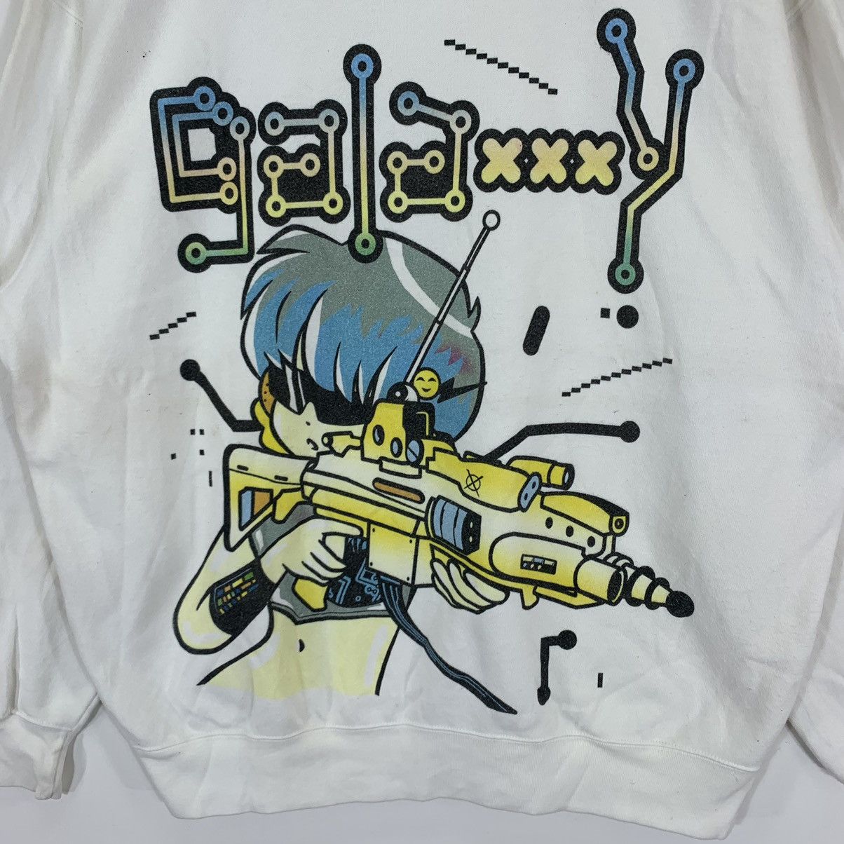Anime 🔥🔥VINTAGE GALAXY ANIME MANGA JAPANESE MOVIE CREWNECK Size US L / EU 52-54 / 3 - 2 Thumbnail